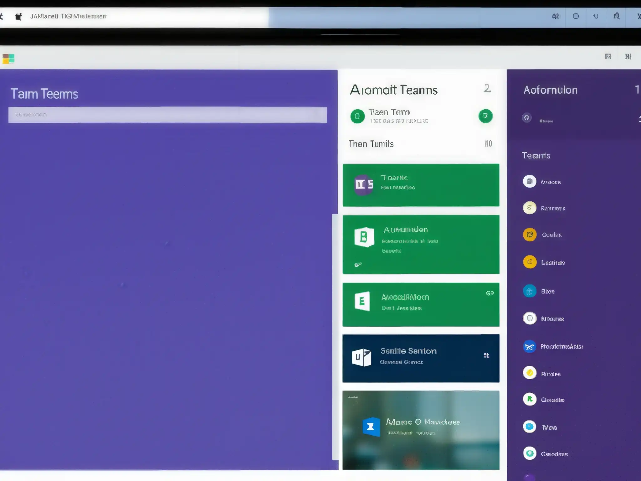 Microsoft Teams: Automatización de Reuniones y Colaboración Captura de pantalla de alta resolución de Microsoft Teams mostrando funciones de automatización