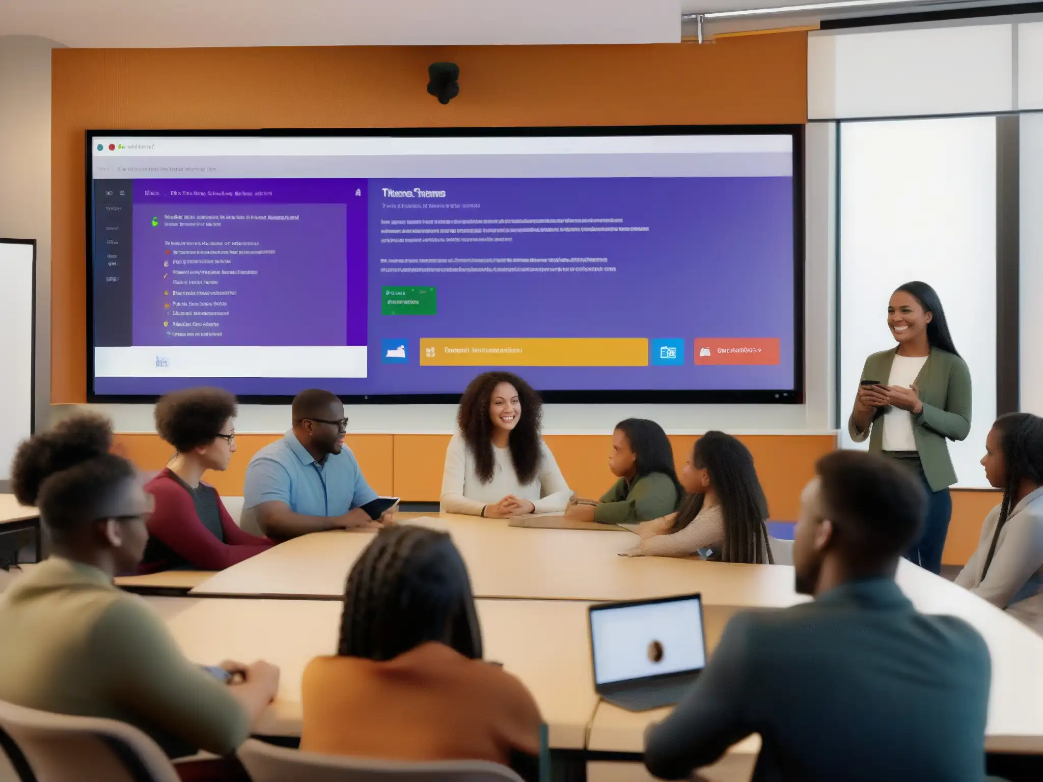 Aula Virtual Dinámica con Microsoft Teams Una clase virtual dinámica y colaborativa en Microsoft Teams con las mejores herramientas de videoconferencia para educadores