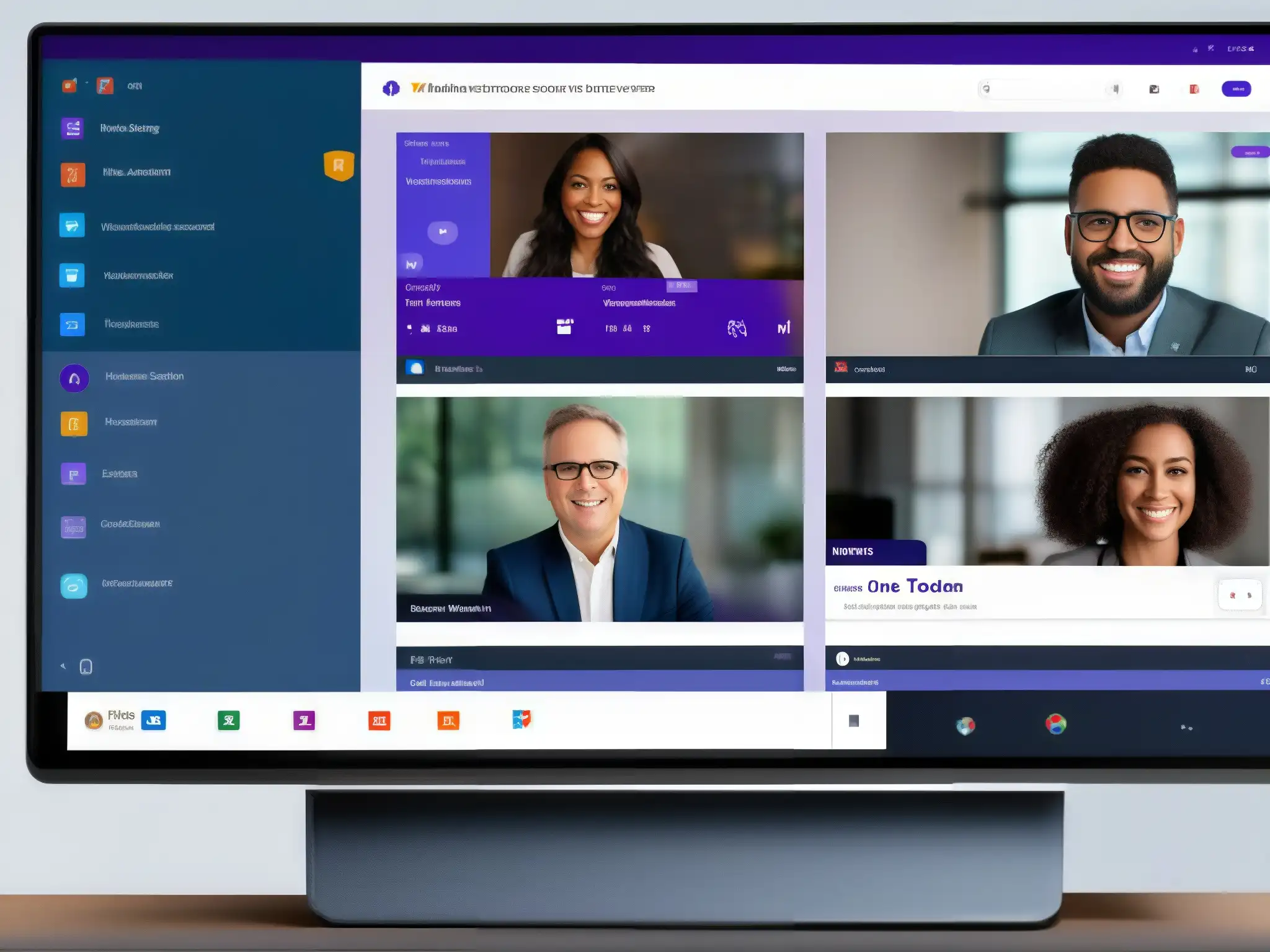 Videoconferencia personalizada: Zoom vs Comparativa API 2023 videoconferencias personalización: Imagen de conferencia virtual con interfaces personalizadas de Zoom y Microsoft Teams
