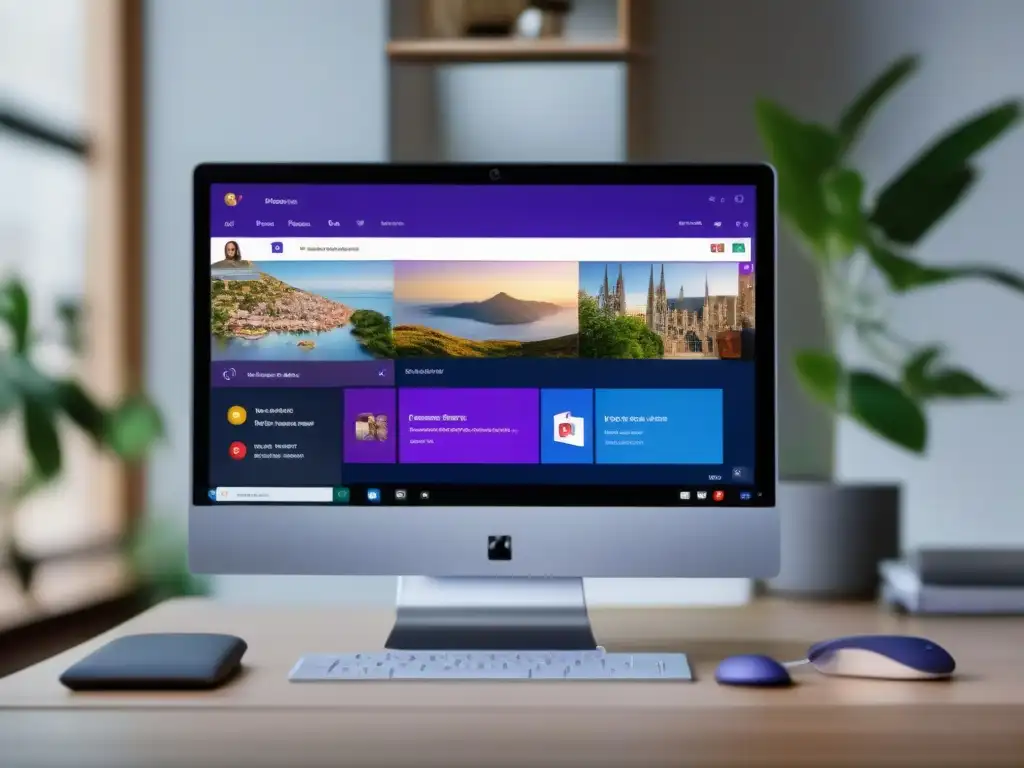 Comparación detallada: Zoom vs Comparativa características técnicas Zoom vs Microsoft Teams: Detalle de las interfaces en pantalla dividida, con elementos de video llamada, chat y opciones de intercambio de archivos