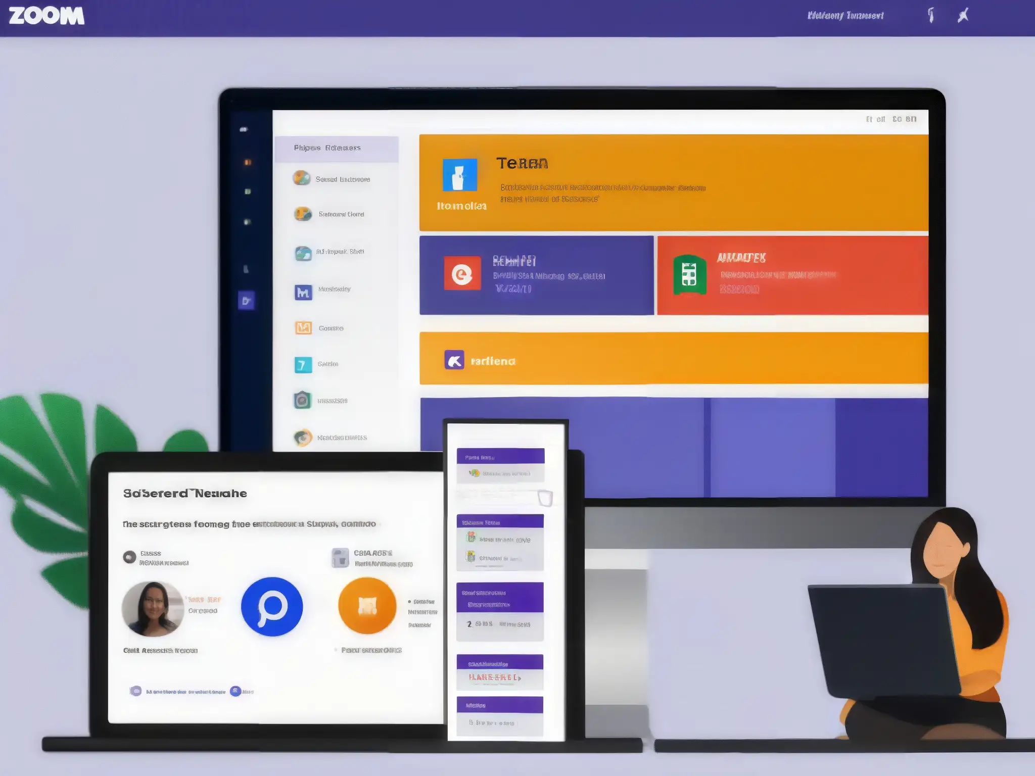 Comparación detallada: Zoom vs Microsoft Teams Comparativa de características técnicas Zoom vs Microsoft Teams: Detalles de seguridad y privacidad en una pantalla dividida