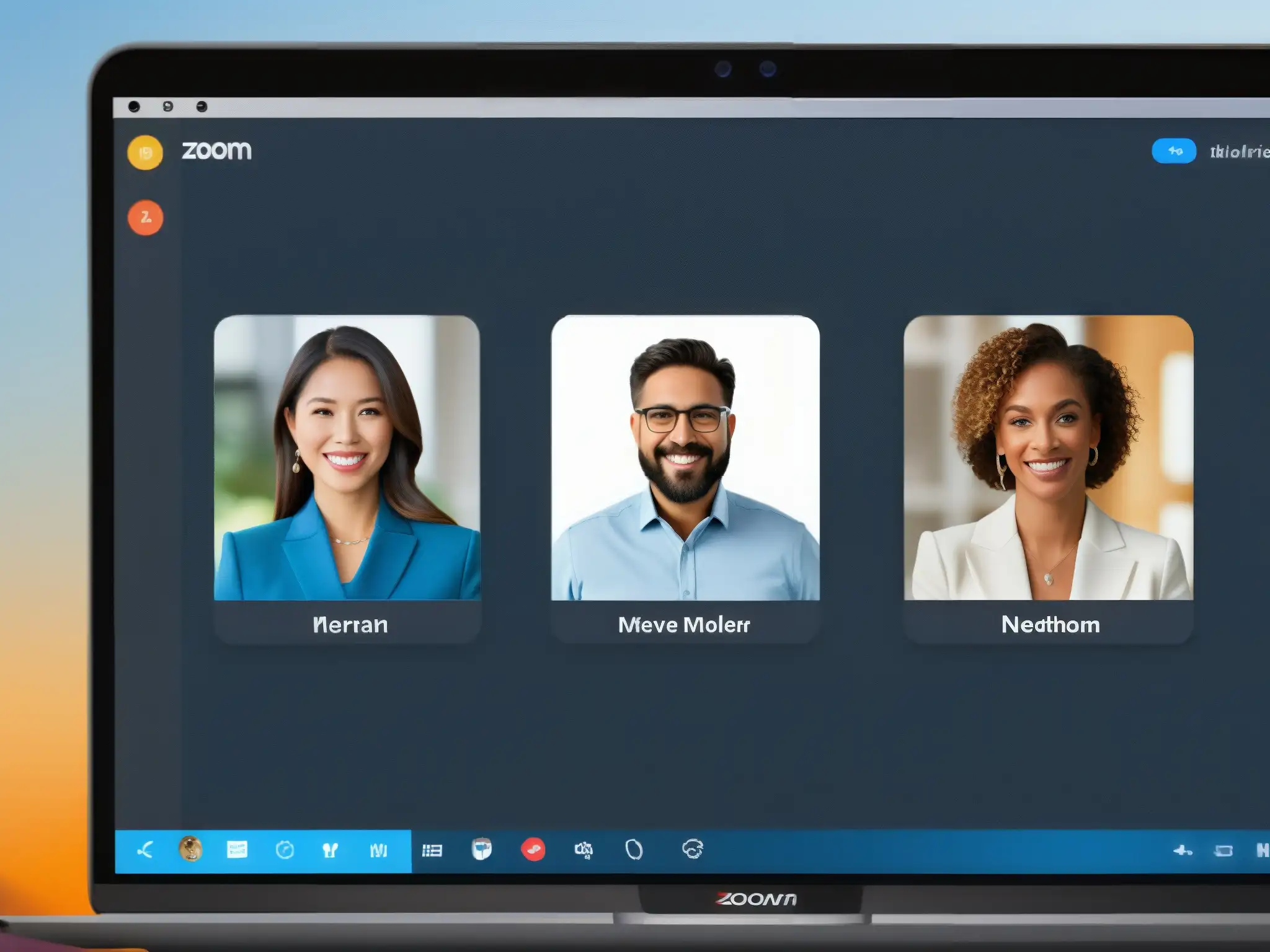 Comparación Zoom vs Comparativa de control de asistentes en videoconferencia entre Zoom y GoToMeeting, destacando diferencias de diseño y funcionalidad