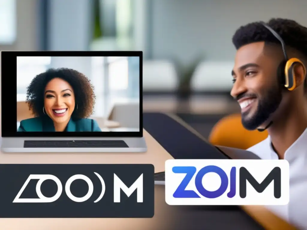 Zoom Gratuito vs Zoom Pro: Comparación visual Comparativa herramientas videoconferencia gratuitas: Comparación visual entre Zoom Gratuito y Zoom Pro, mostrando diferencias en funciones y diseño