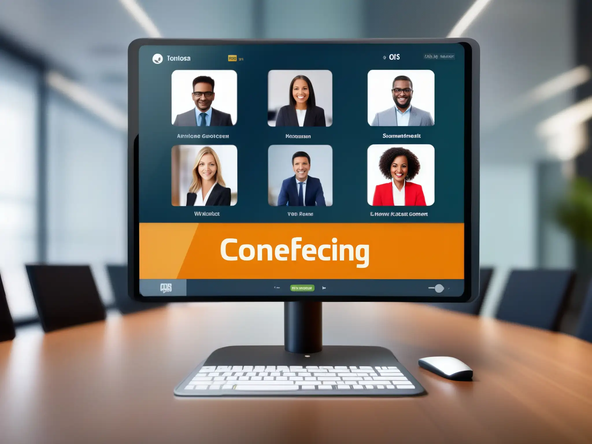 Videoconferencia moderna y eficiente en alta definición Comparativa herramientas videoconferencia gratuitas: Interfaz moderna y eficiente, colaboración productiva en pantalla de alta definición