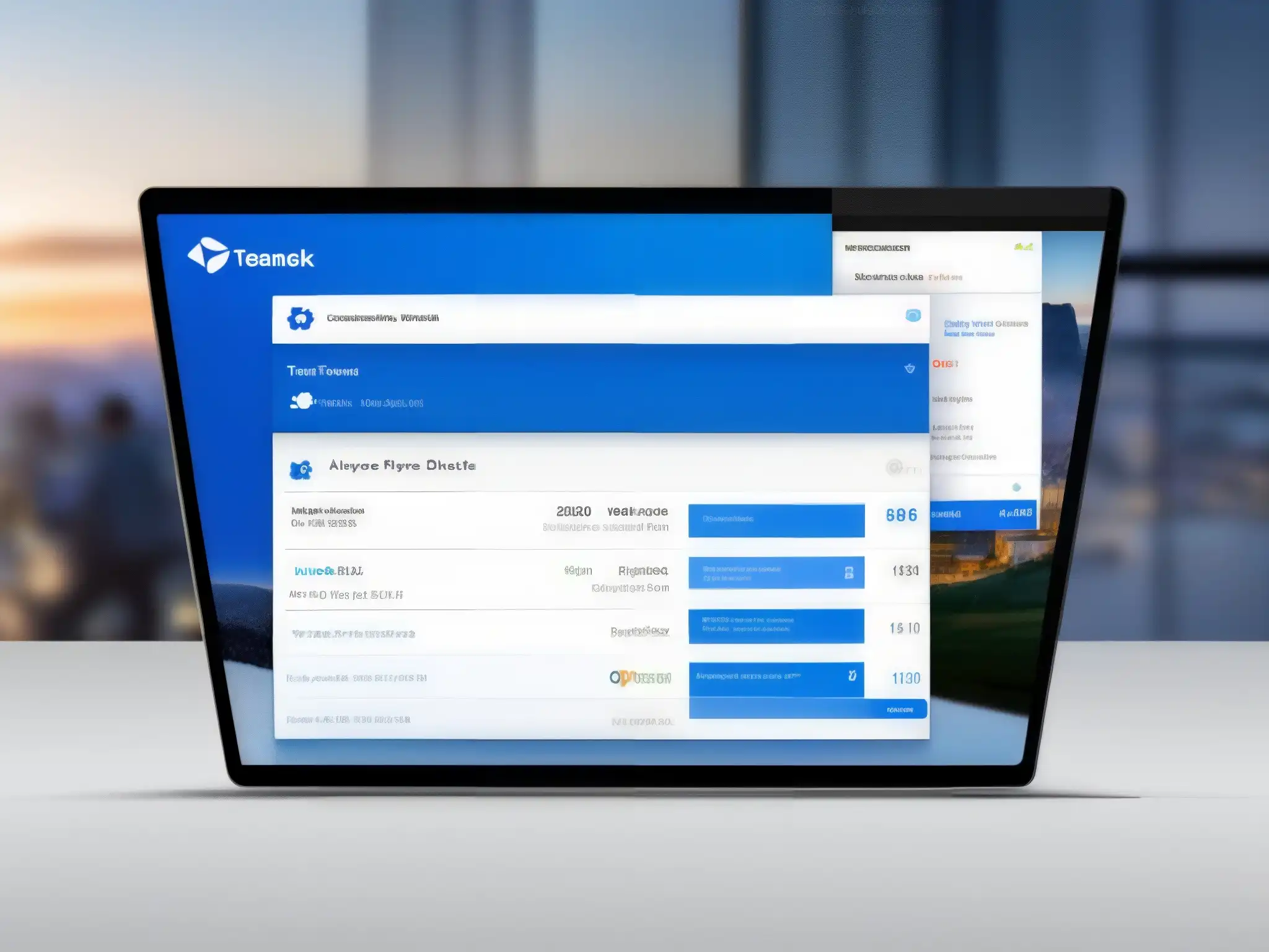 Comparación de precios de TeamViewer y AnyDesk en 8k Comparativa herramientas videoconferencia remoto: Pantalla dividida mostrando interfaces de TeamViewer y AnyDesk con enfoque en planes y precios