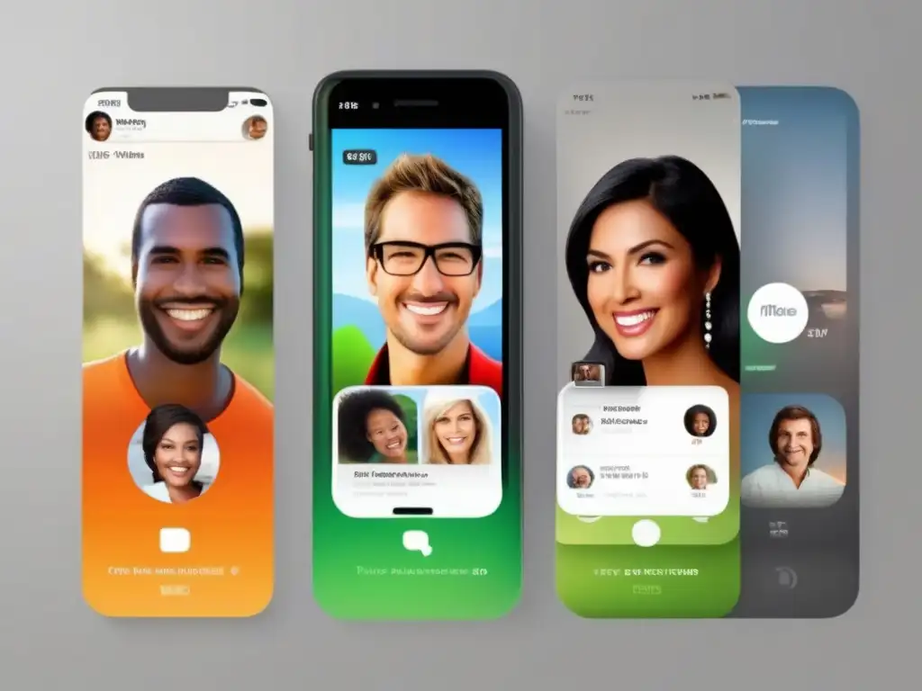 La evolución de FaceTime: de su lanzamiento inicial a la última versión Comparativa herramientas videoconferencia iOS: Evolución visual de FaceTime a lo largo de los años, desde su lanzamiento inicial hasta la versión más reciente, destacando cambios de interfaz, mejoras y avances tecnológicos