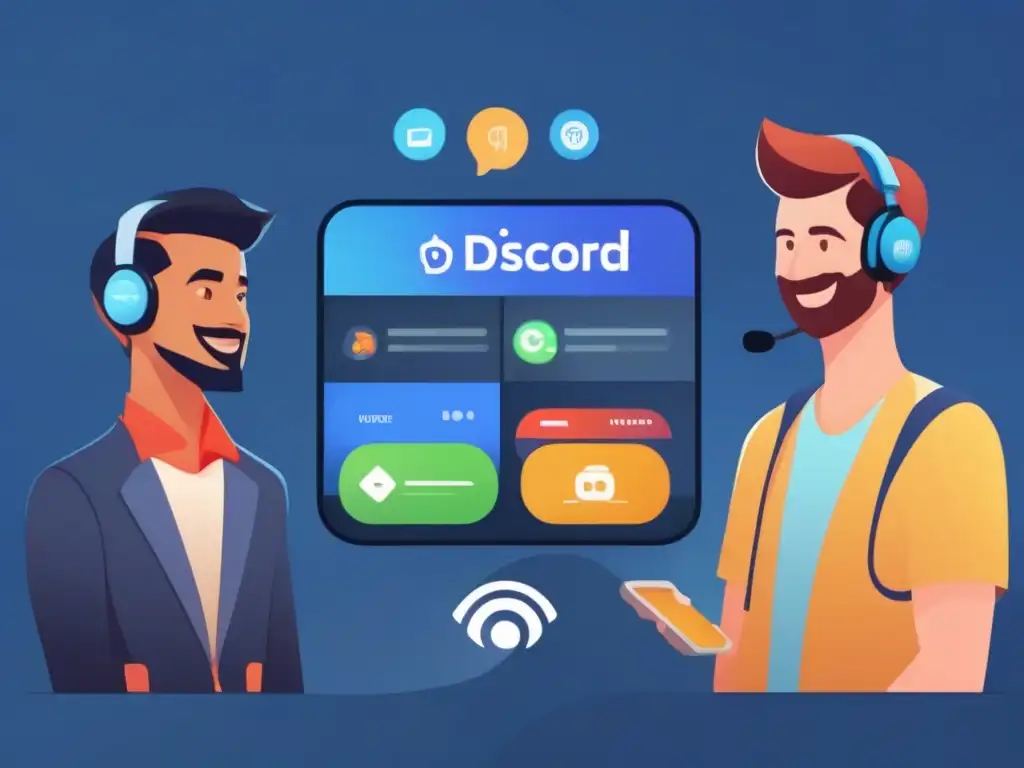 Comparación de interfaces: Jitsi Meet vs Comparativa Jitsi Meet vs Discord: Interfaces modernas para comunidades gaming y esports, mostrando funciones clave