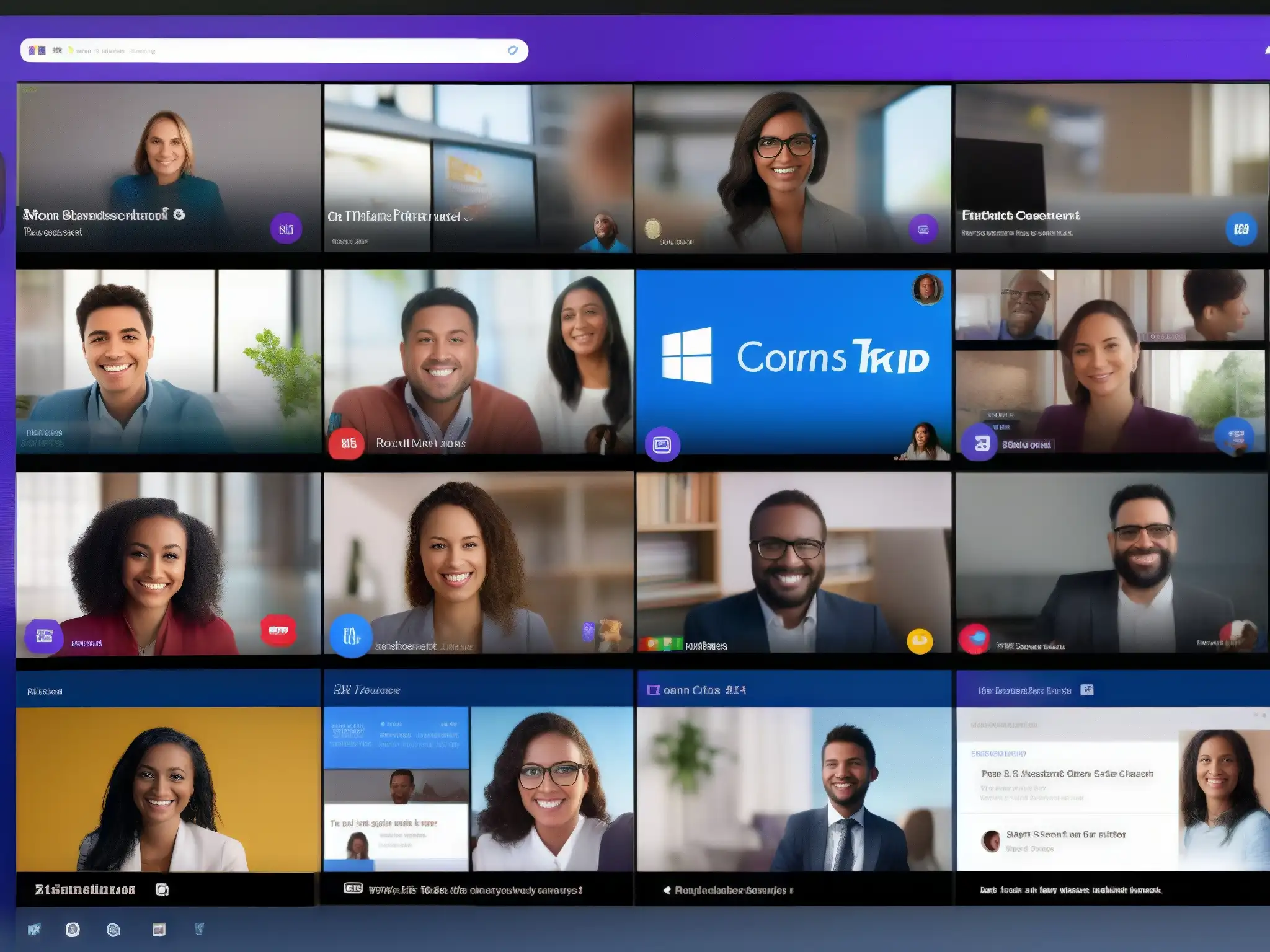 Comparativa de Microsoft Teams y Zoom en alta resolución Comparativa de interfaces de videoconferencia: Microsoft Teams vs Zoom, Google Meet y Skype