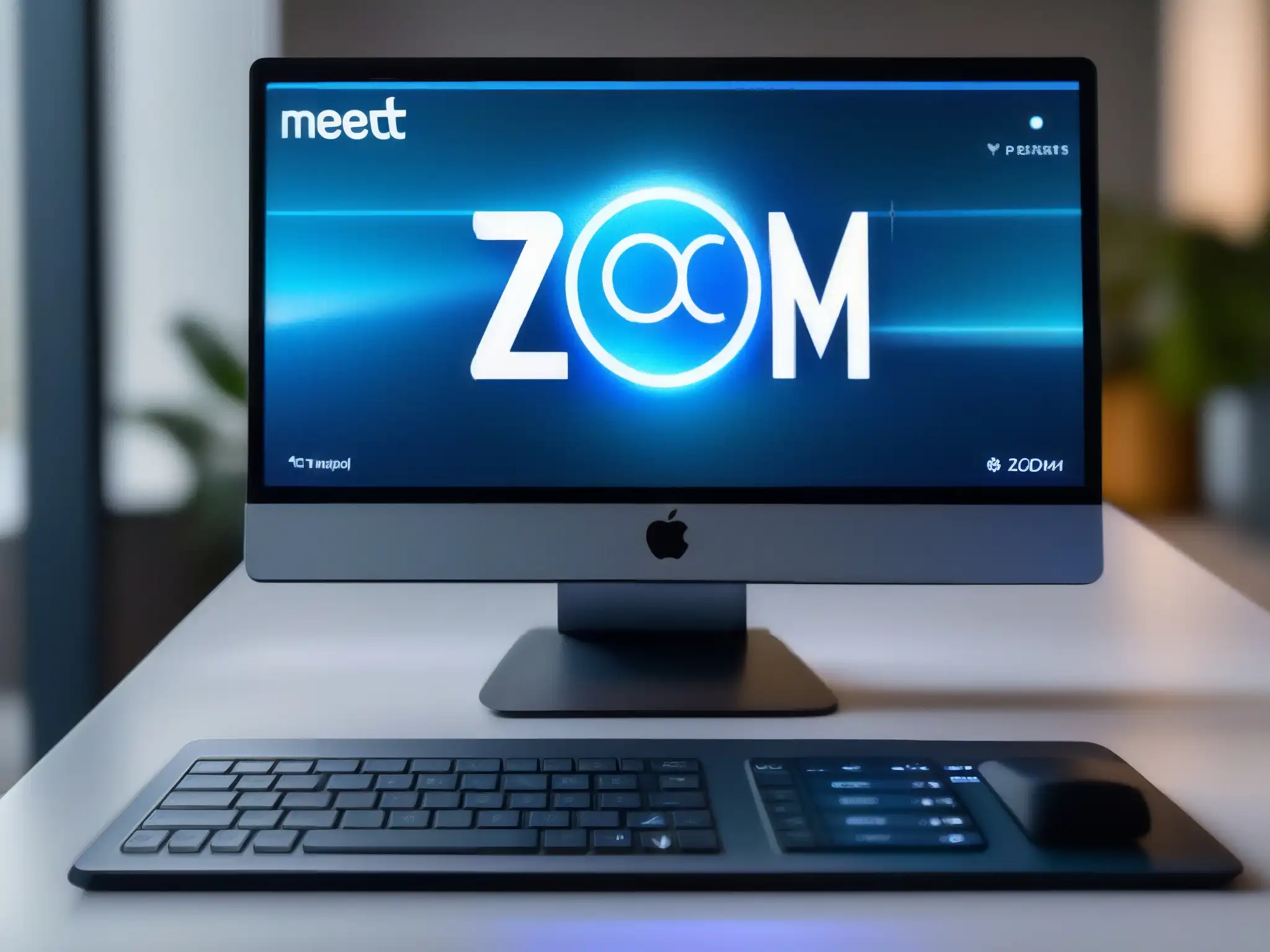Comparativa de Seguridad: Zoom vs Jitsi Meet Comparativa de seguridad en videoconferencias entre Zoom y Jitsi Meet, interfaces destacando encriptación y controles de acceso