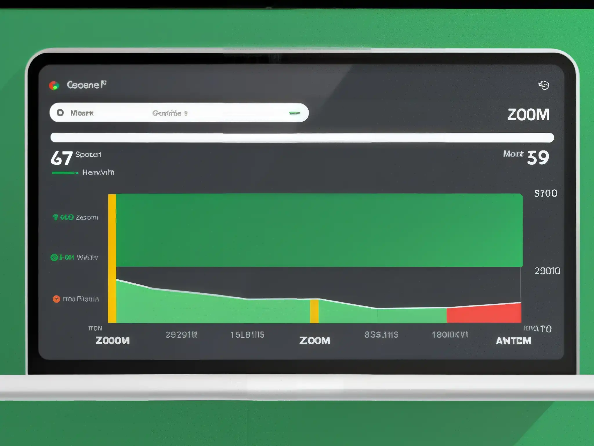 Comparativa Google Meet vs Zoom: Uso eficiente de datos Comparativa videoconferencia Google Meet vs Zoom: Splitscreen detallado de métricas de consumo de datos en interfaces modernas y contrastantes