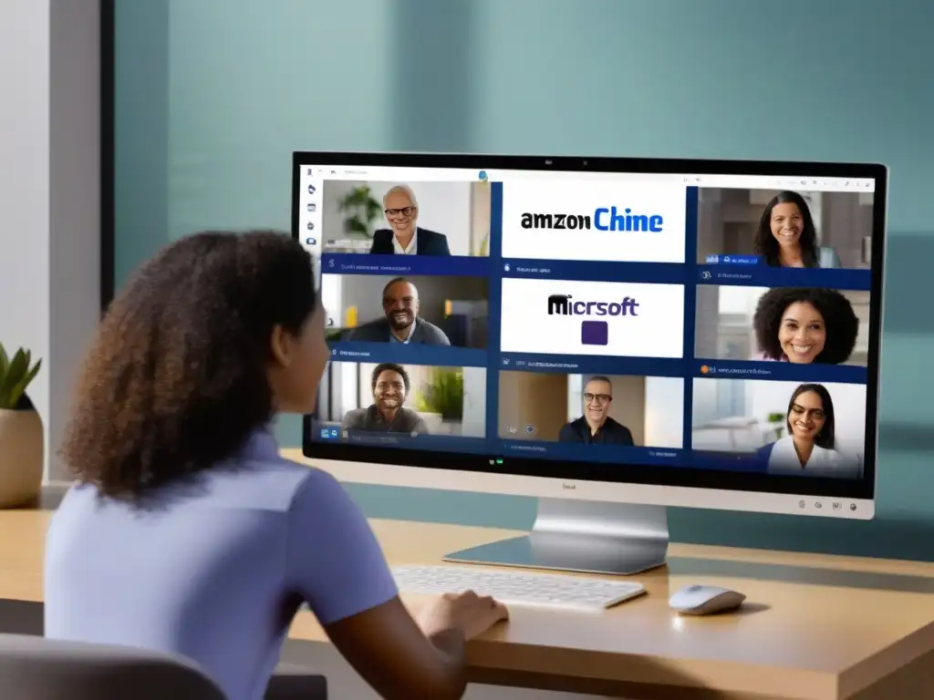 Comparación Amazon Chime vs Microsoft Teams: Interfaz y Funcionalidades Comparativa de videoconferencias Amazon vs Microsoft: interfaces elegantes y dinámicas, calidad de video y funciones colaborativas