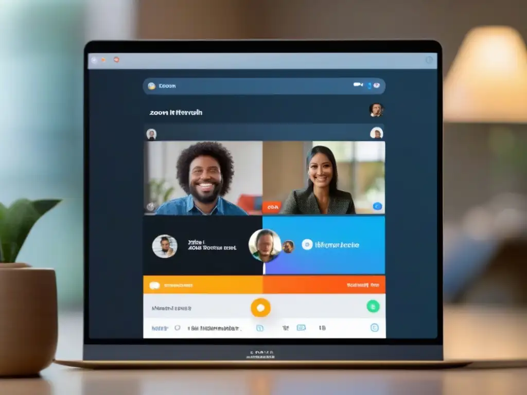 Comparación de interfaces: Jitsi Meet vs Comparativa Jitsi Meet vs Zoom: Contraste entre la interfaz minimalista de Jitsi Meet y la tradicional de Zoom