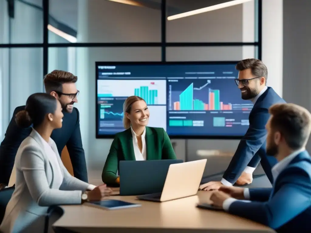 Consultores de marketing colaborando en estrategia digital con Whereby Consultores de marketing colaboran en estrategia digital con Whereby
