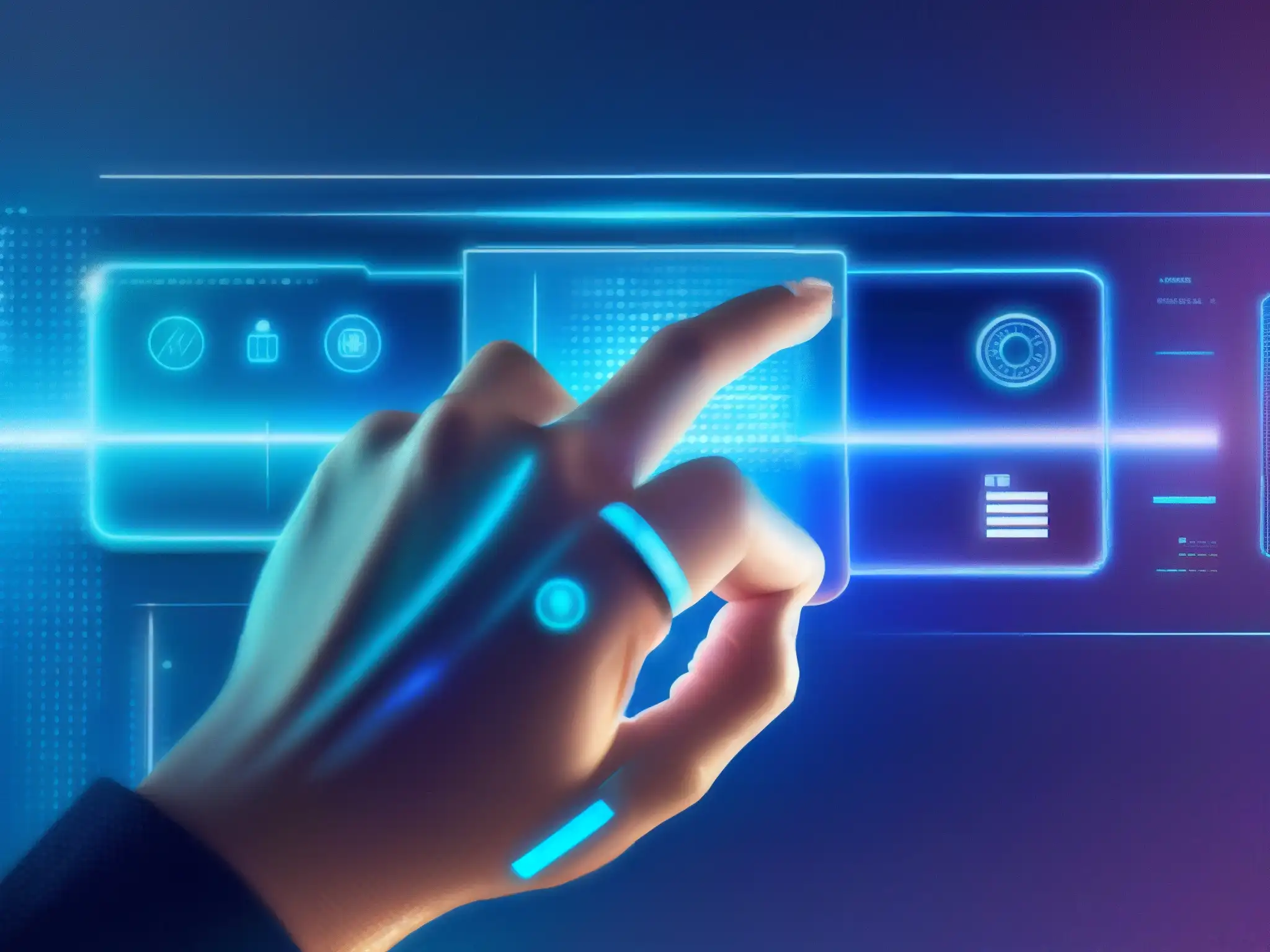 Seguridad digital de vanguardia: ingreso de contraseña Un delicado y detallado ingreso de contraseña en una interfaz futurista y segura, transmitiendo profesionalismo y cuidado en la seguridad digital