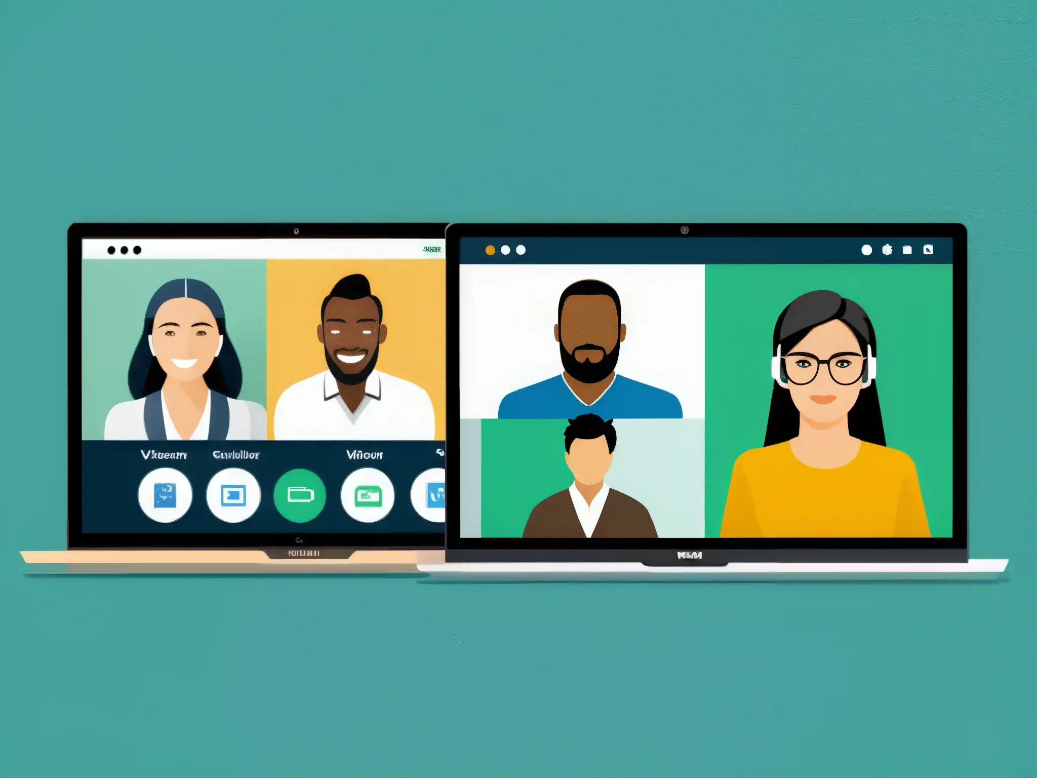 Comparación de interfaces de videoconferencia: Zoom vs Comparación detallada de interfaces de plataformas de videoconferencia