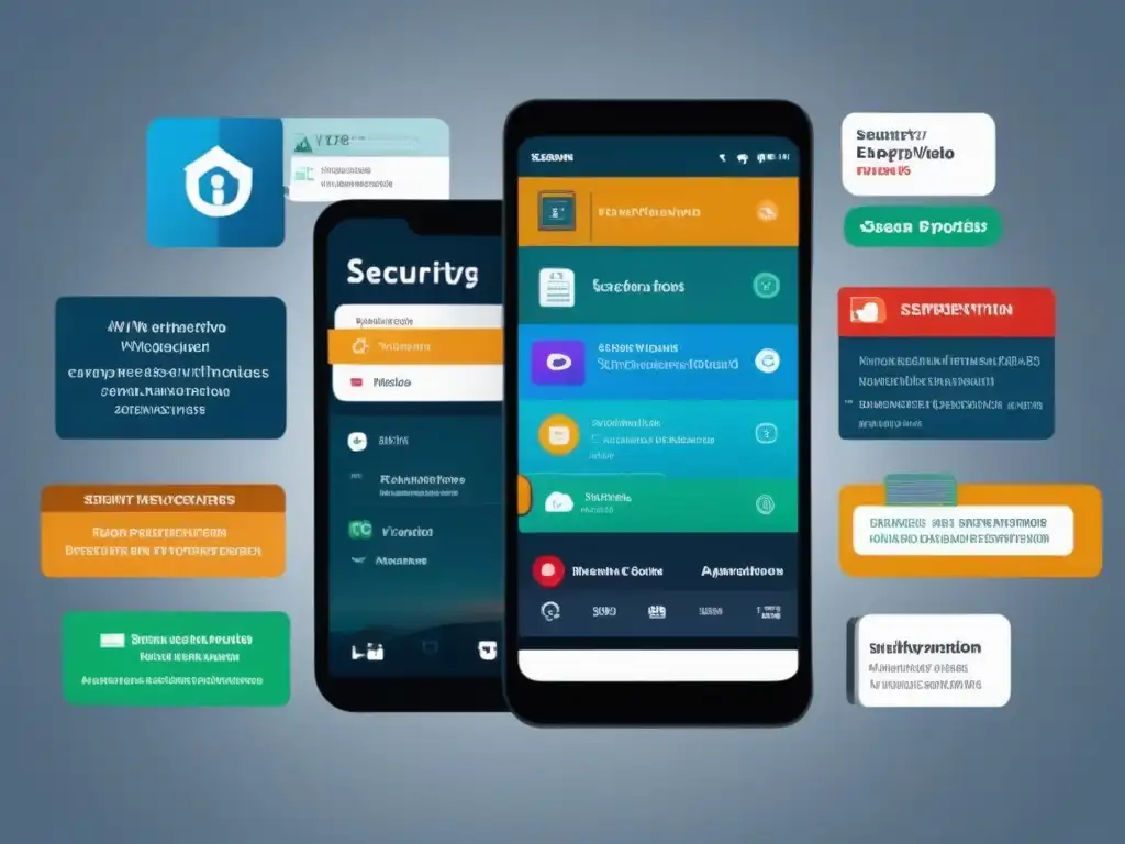 Comparación de protocolos de seguridad en videollamadas Detalle de pantalla de smartphone mostrando comparación de protocolos esenciales seguridad videoconferencias dispositivos móviles