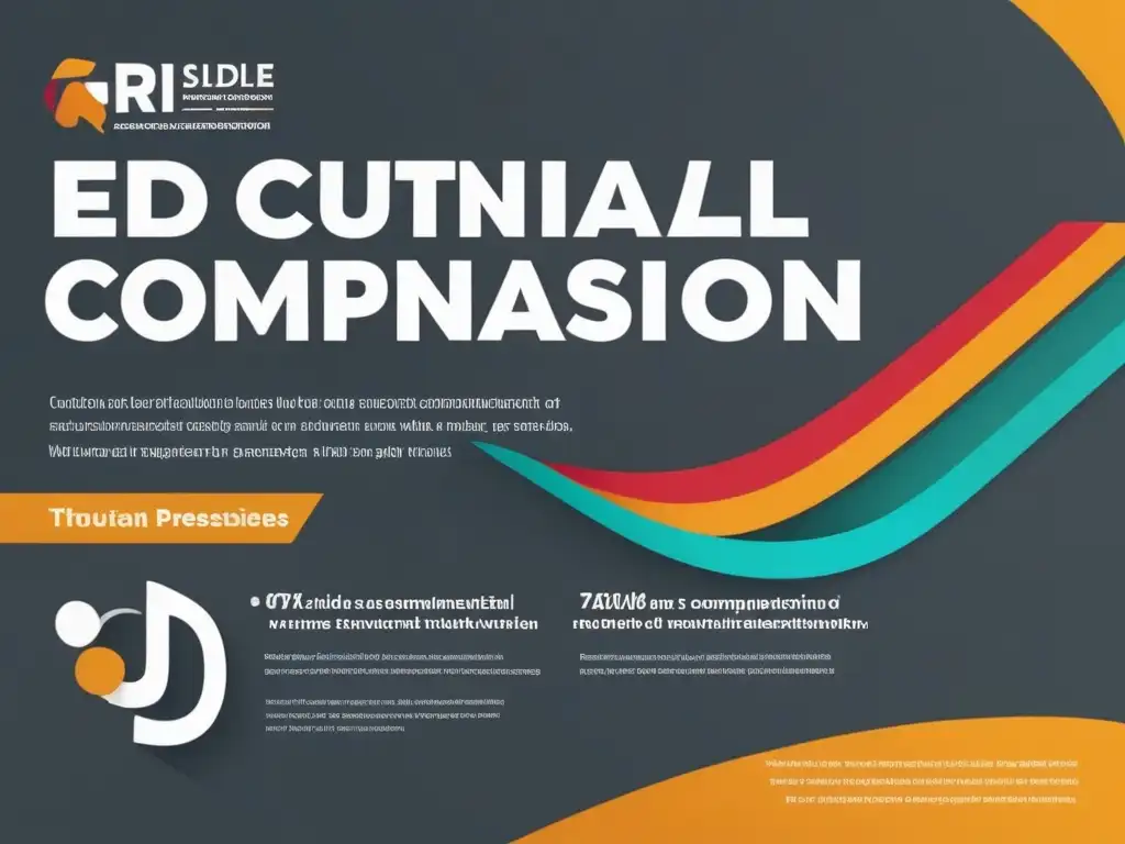 Diseño de diapositiva educativa de alta calidad Diseño de diapositivas educativas bien elaboradas que mejoran la comprensión estudiantil en línea con gráficos atractivos y texto claro