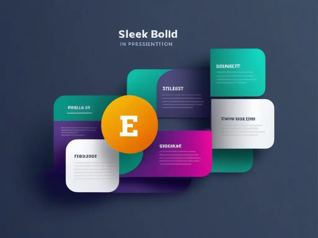 Presentación de diapositivas vibrante y moderna Diseño de diapositivas moderno y vibrante para comprensión de estudiantes online, con diseño minimalista, colores llamativos y texto claro