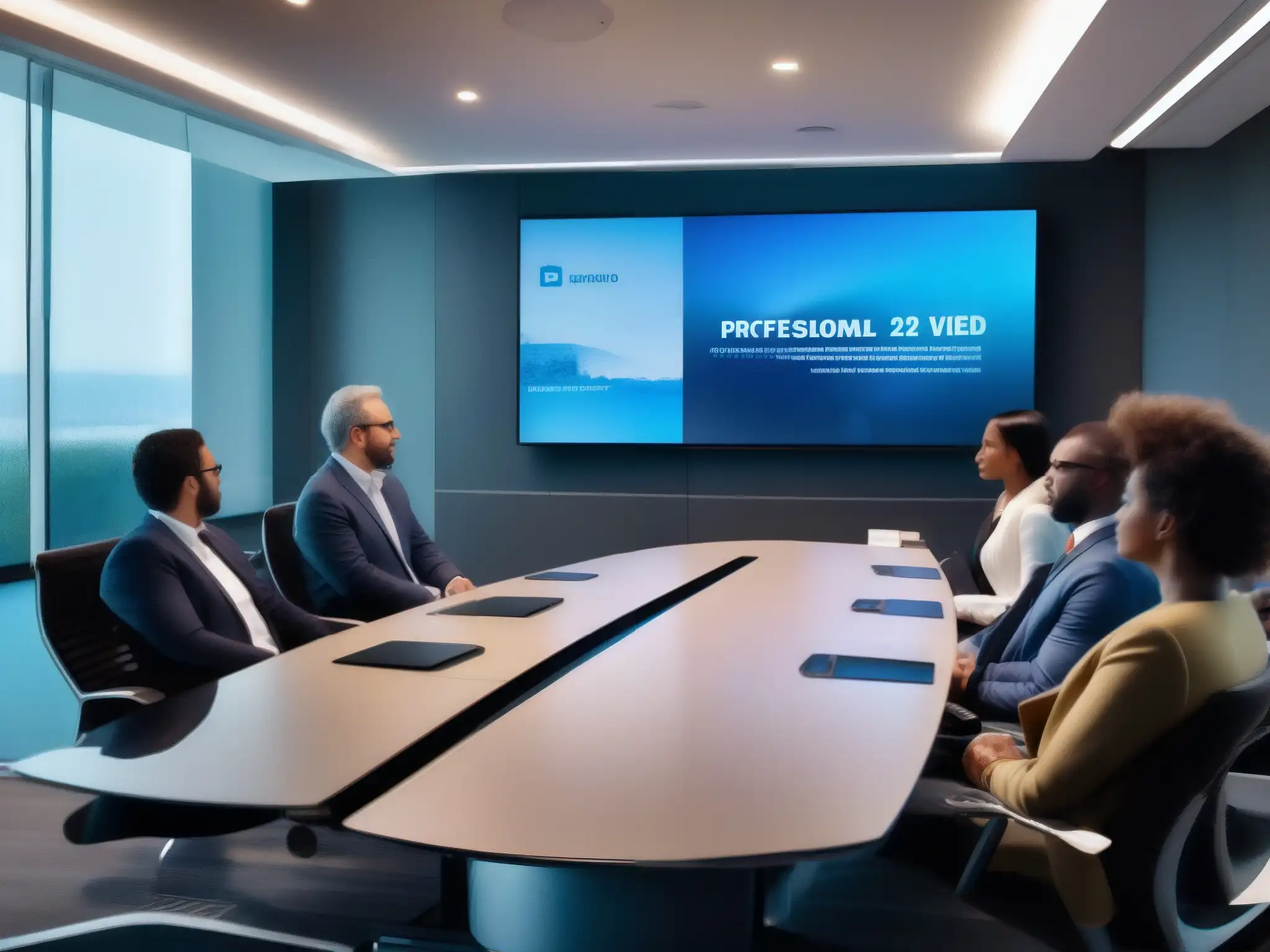 Sala de videoconferencias profesional: colaboración y enfoque Duración óptima videoconferencia profesional