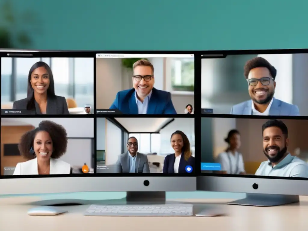 Maximiza la productividad con GoToMeeting Equipo remoto mejora productividad con GoToMeeting, contraste con otra plataforma