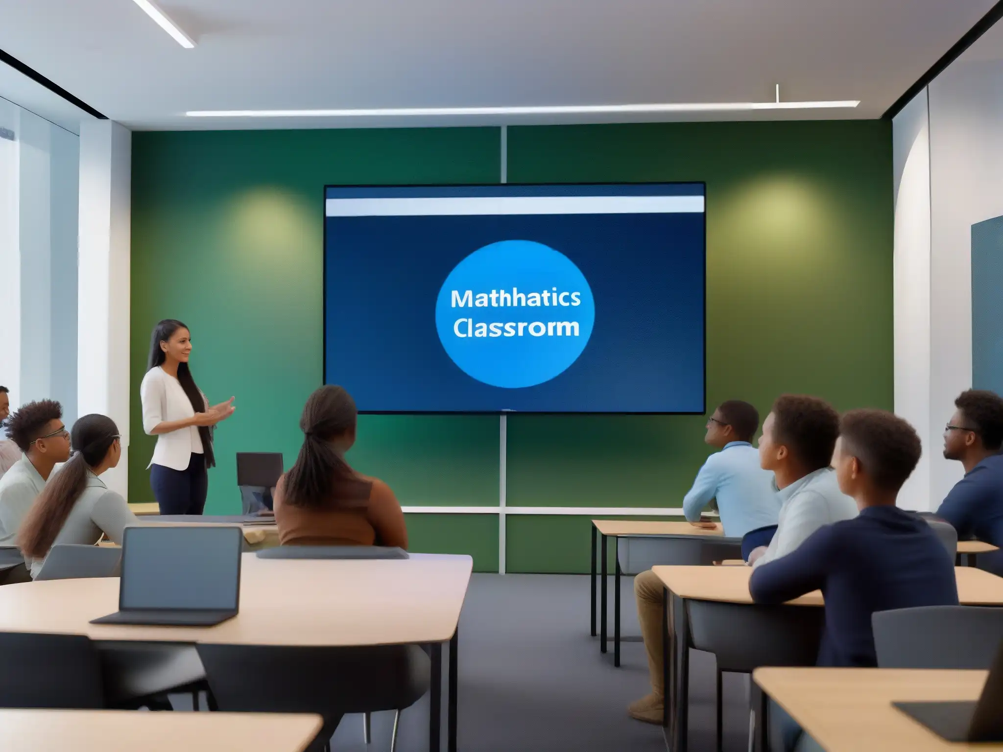 Aula virtual de matemáticas en 8k: interacción estudiantil en BigBlueButton Estudiantes participando en una clase virtual de matemáticas a través de BigBlueButton en Aulas Virtuales Matemáticas