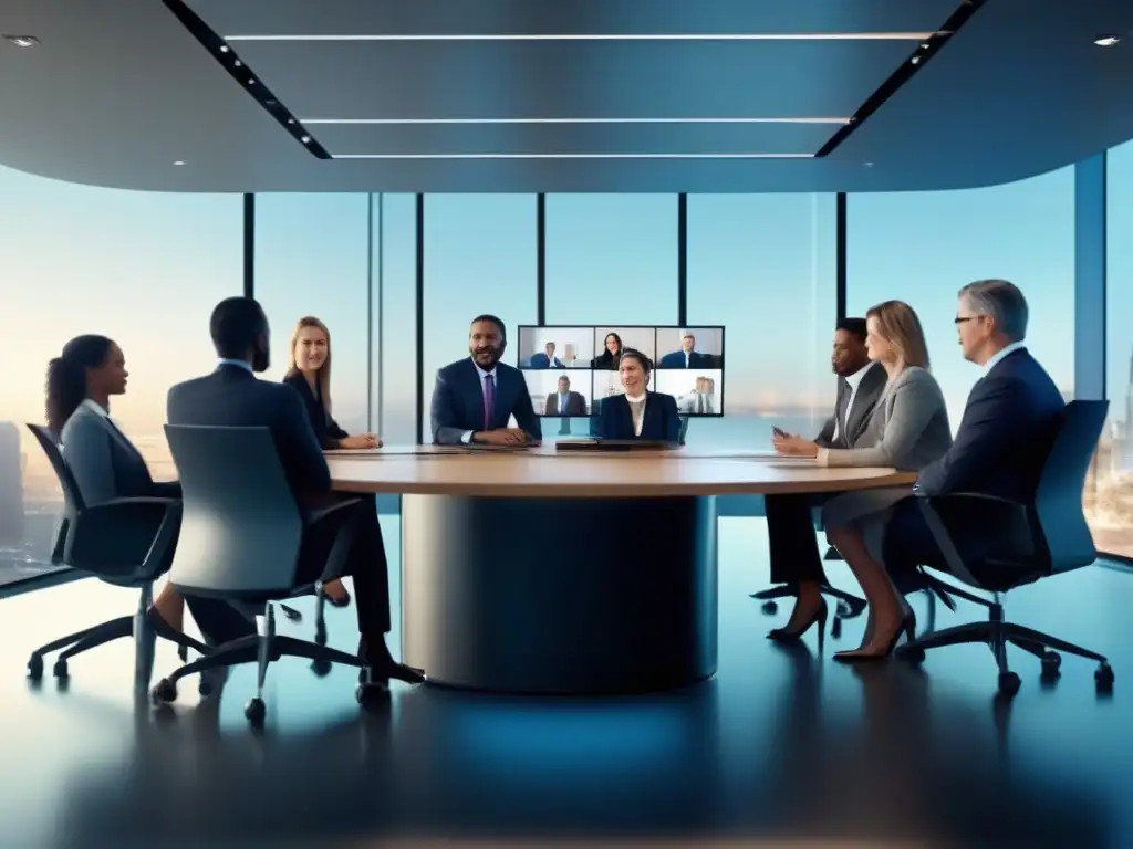 Videoconferencia de funcionarios gubernamentales con Cisco Jabber Grupo de funcionarios gubernamentales usa Cisco Jabber para videoconferencia