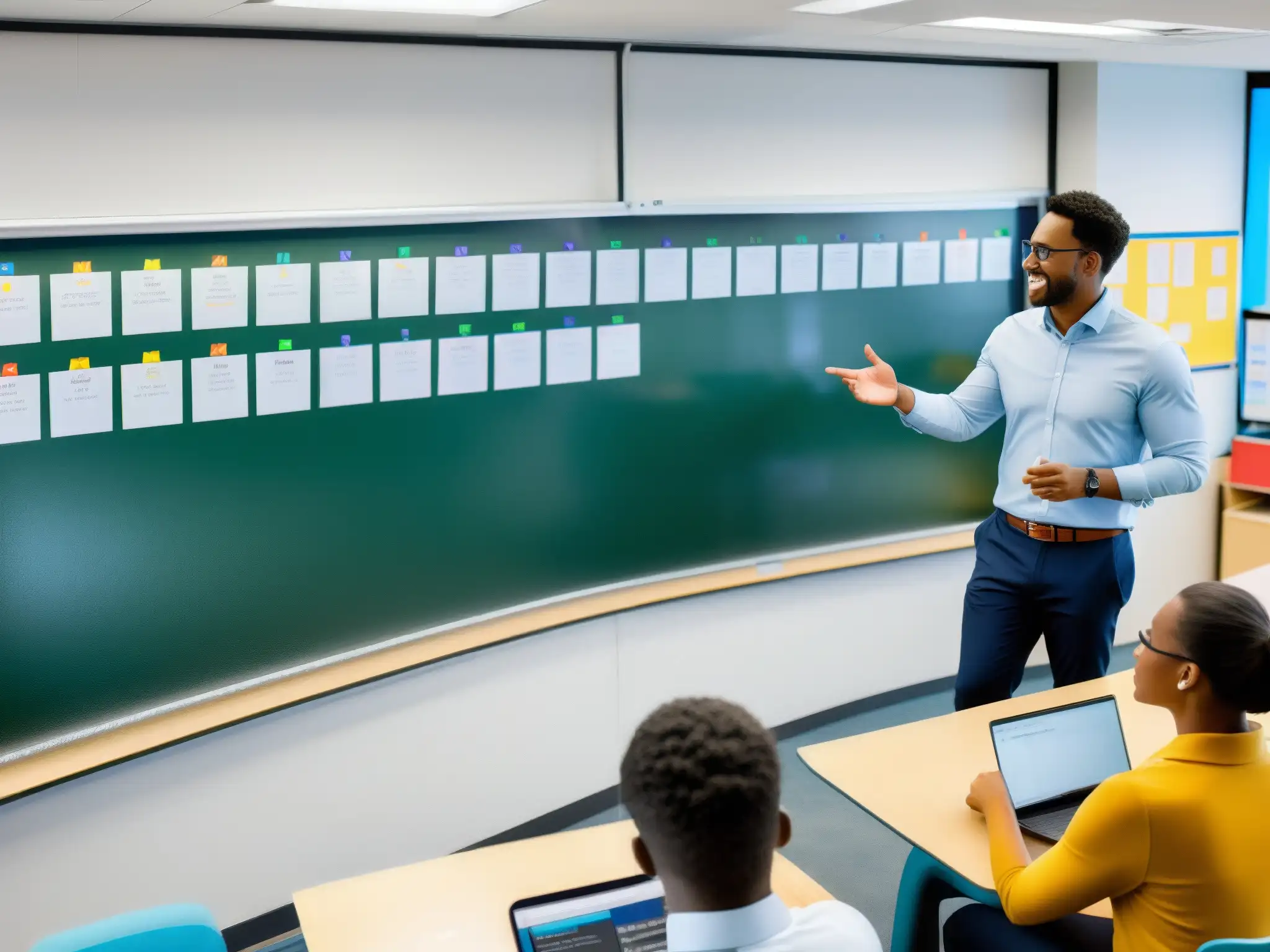 Comparación sincrónica y asincrónica: tradicional vs Herramientas videoconferencia comparativa: Contraste entre aula tradicional y online, resaltando beneficios de aprendizaje asincrónico