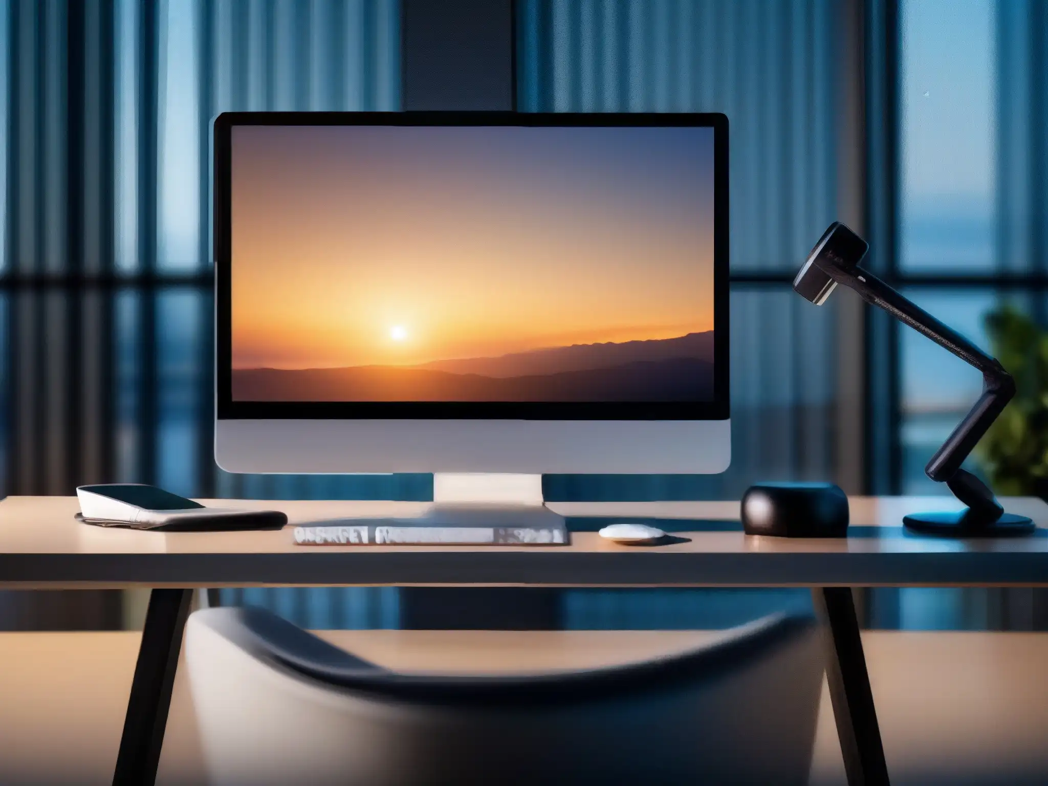 Configuración profesional para videoconferencias Herramientas de videoconferencia profesionales en un espacio moderno y eficiente, con tecnología de alta gama y ambiente profesional