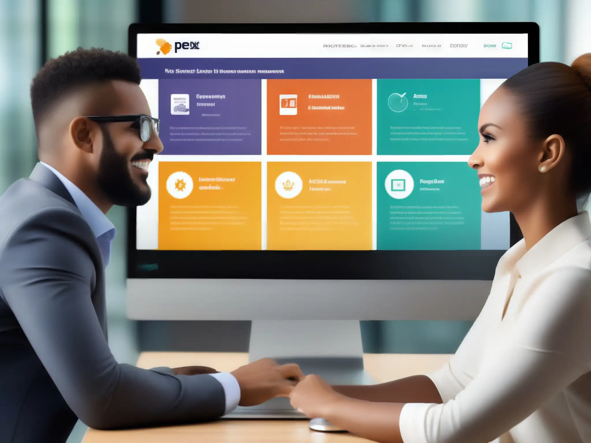 Pexip CRM Integration: Innovación Profesional Imagen moderna de integración Pexip CRM para atención al cliente con diseño intuitivo y colaboración profesional