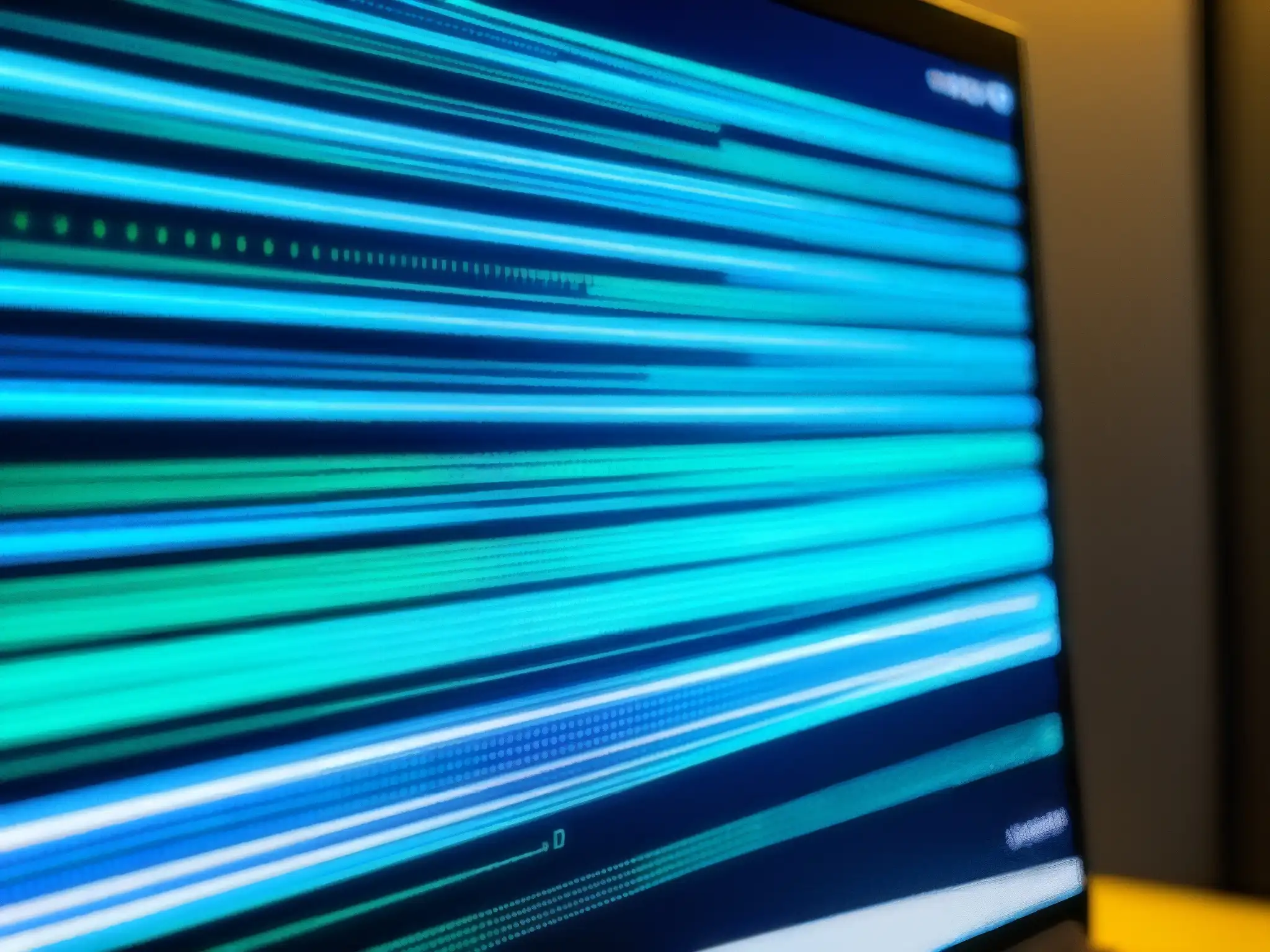 Codificación de datos y algoritmos de seguridad en videoconferencias Una imagen de alta resolución de una pantalla de computadora mostrando complejos códigos y algoritmos de encriptación