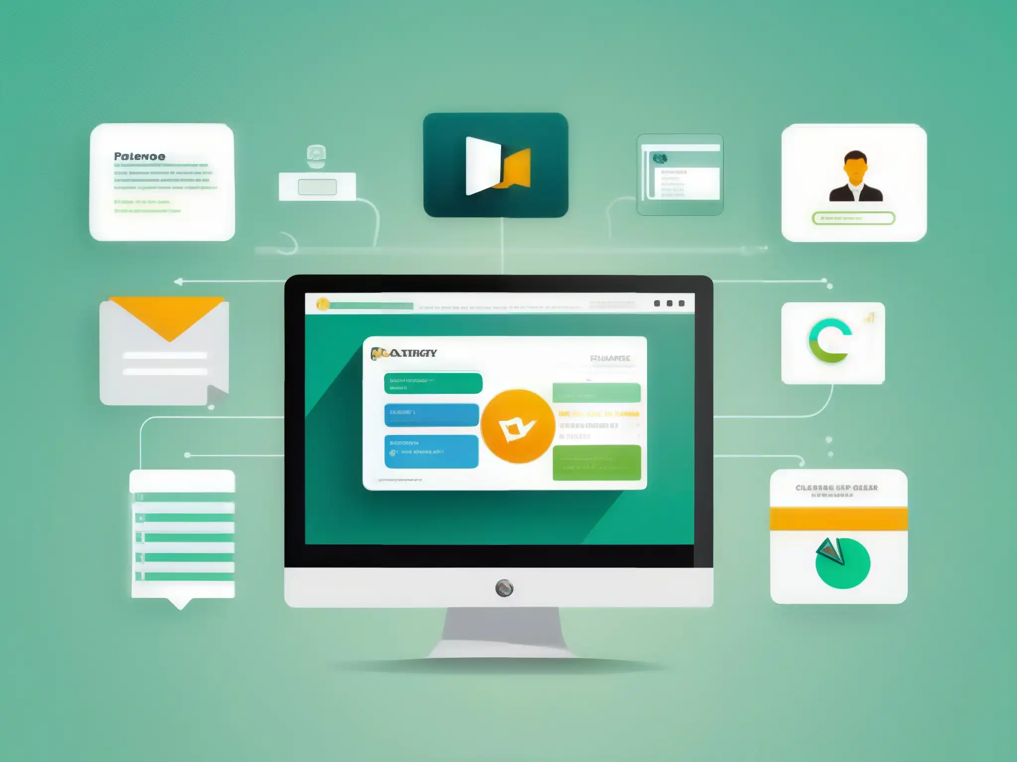 Integración perfecta: ClickMeeting y CRM en acción Imagen de integración ClickMeeting CRM: eficiencia en comunicación y gestión de leads