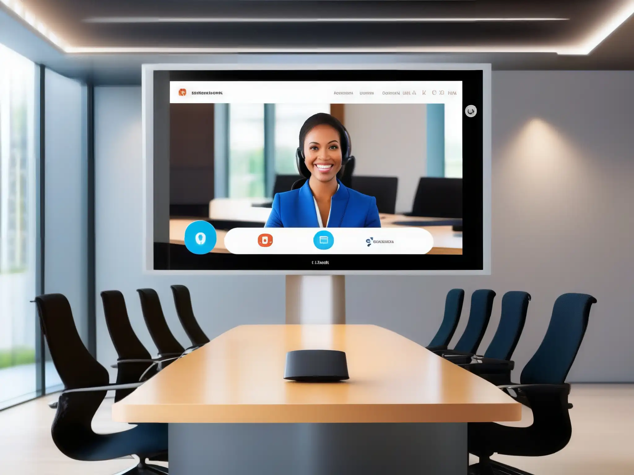 Integración Lifesize CRM: Eficiencia y Profesionalismo Integración de Lifesize con CRM: imagen moderna y dinámica de la plataforma, mostrando datos en tiempo real y herramientas de comunicación