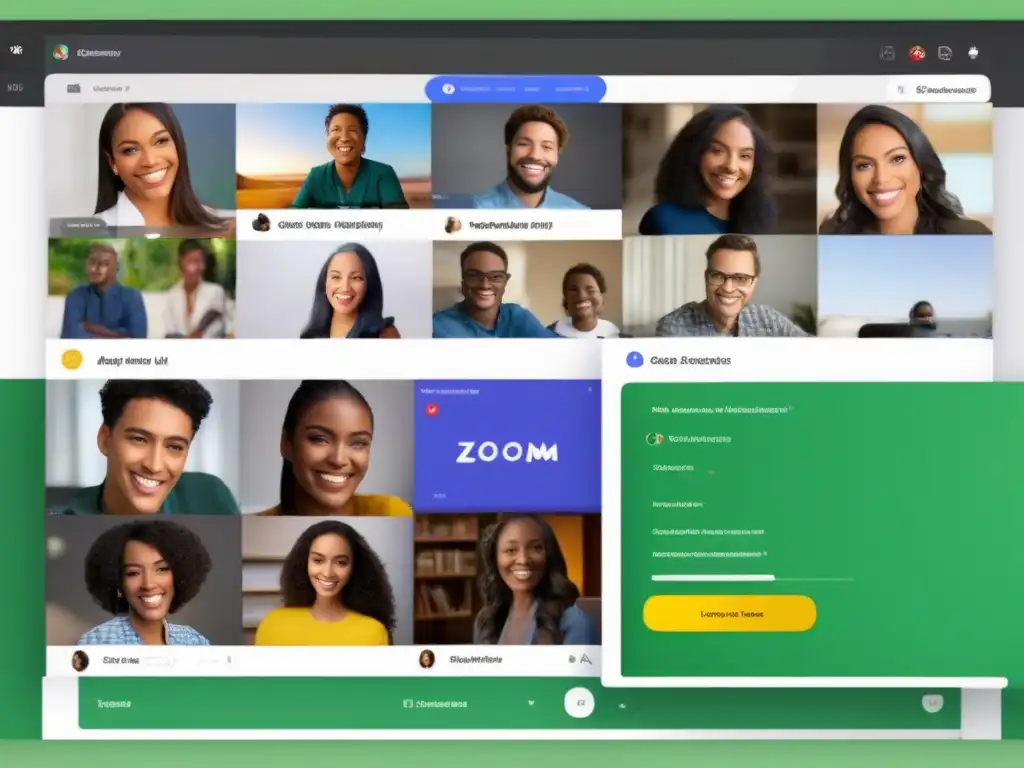 Comparación Zoom vs Comparación de interfaces de Zoom y Google Classroom