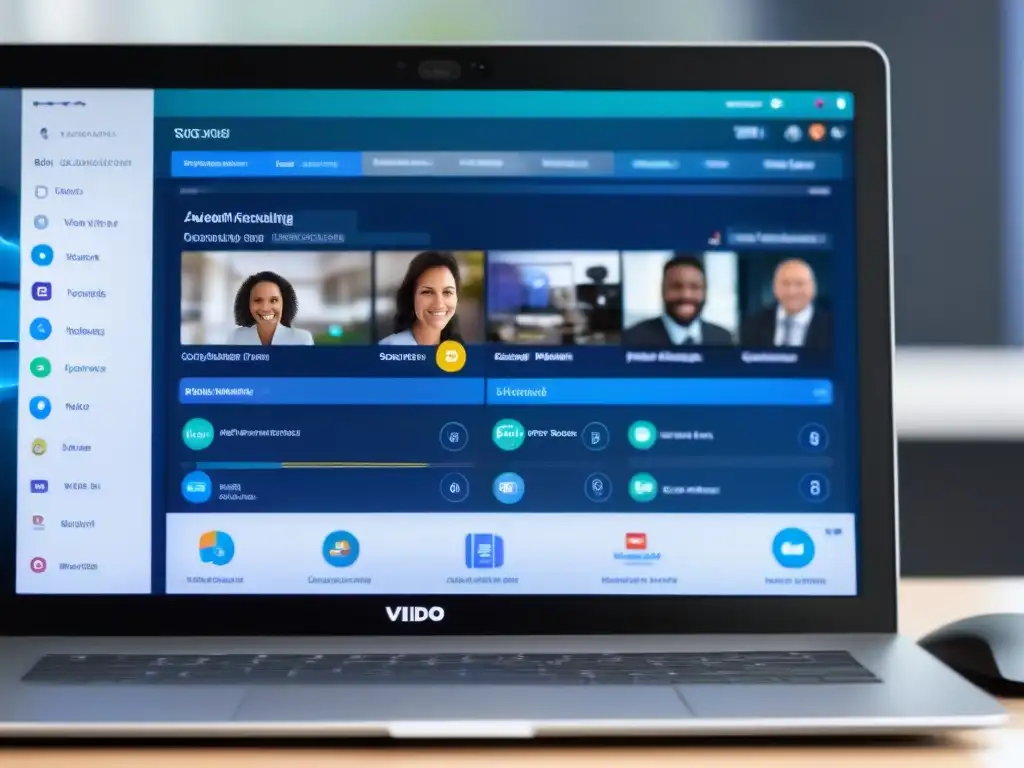Programación avanzada de videoconferencias: interfaz elegante y eficiente Una interfaz de programación avanzada para herramientas de videoconferencia, con diseño elegante y eficiente