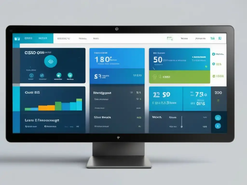 Dashboard de Eventos Integrado con Cisco Webex: Eficiencia Profesional Interfaz de gestión de eventos moderna y eficiente con Cisco Webex, mostrando interoperabilidad en varios dispositivos