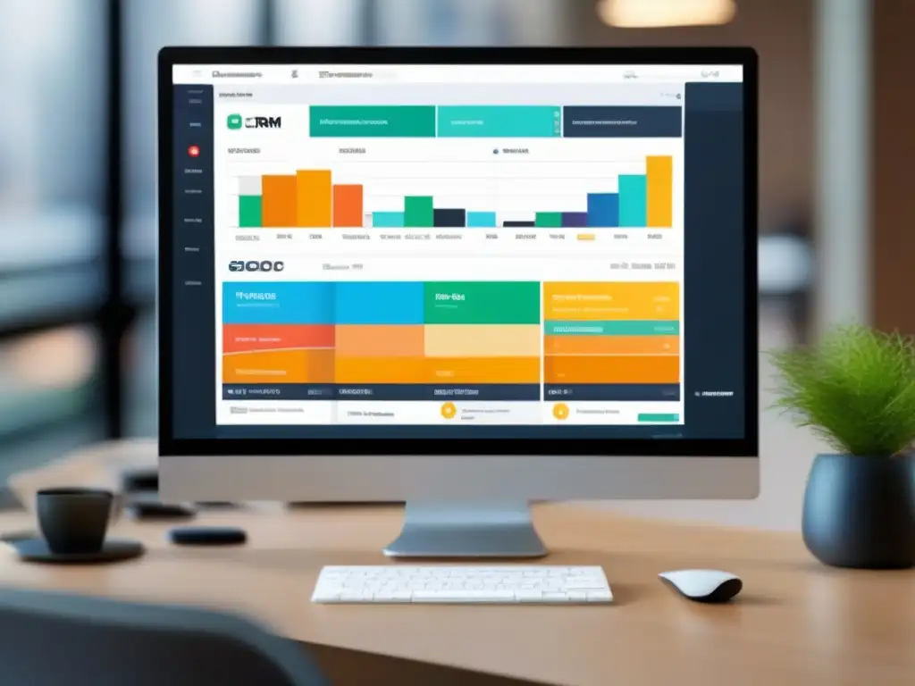 Interfaz CRM moderna con integración Lifesize Interfaz de CRM moderna con integración de Lifesize, diseño dinámico y profesional
