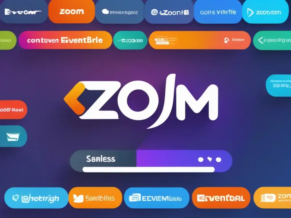 Interfaz profesional Eventbrite-Zoom: integración eficiente Interfaz moderna y profesional de integración entre Eventbrite y Zoom, perfecta para la gestión de eventos en línea