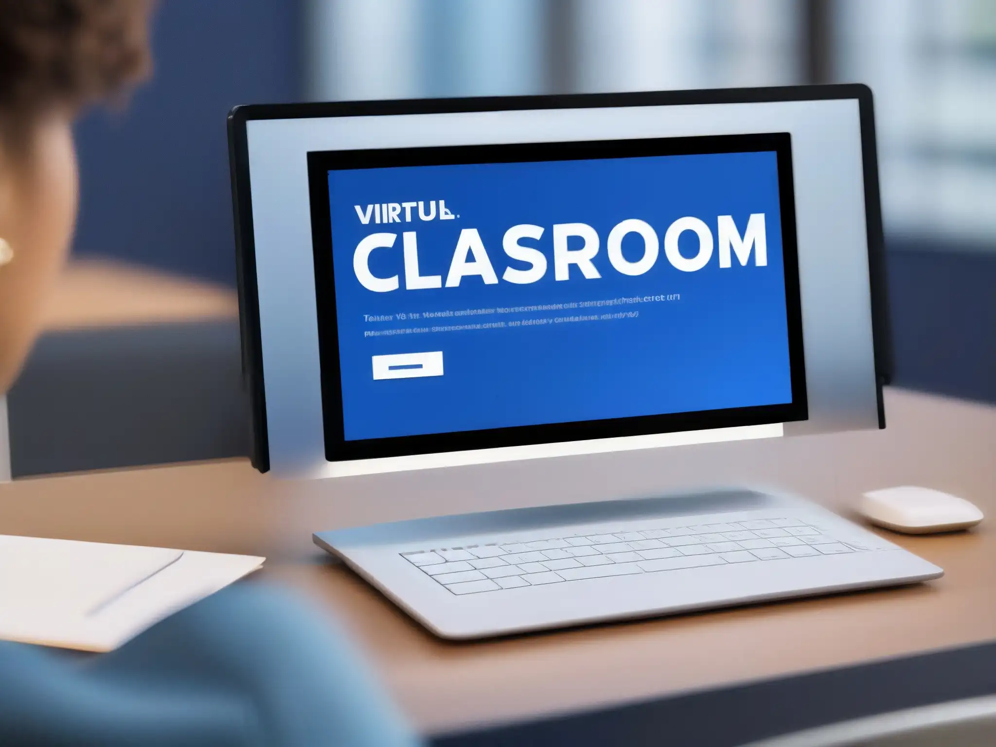 Interfaz moderna de BigBlueButton para educación a distancia Interfaz virtual de aula con ventajas BigBlueButton educación a distancia: conferencia dinámica, chat en tiempo real y compartición de pantalla
