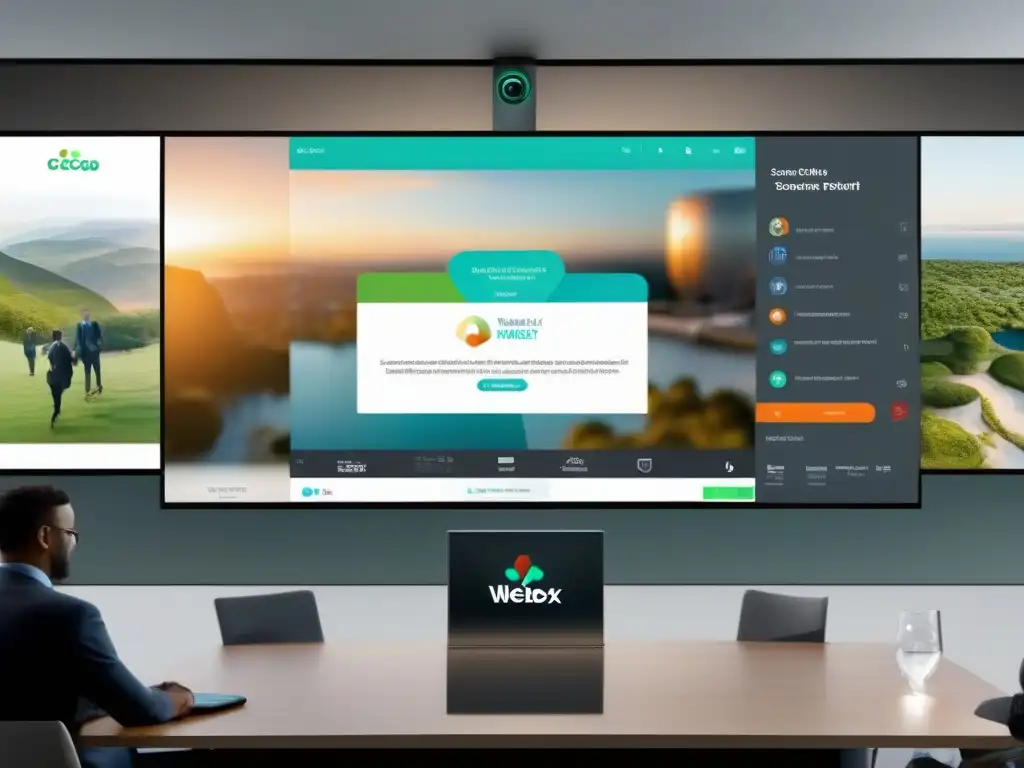 Plataforma Webex: Diseño profesional para conferencias virtuales Interoperabilidad de Cisco Webex con eventos: Plataforma virtual elegante con streaming en vivo y chat interactivo