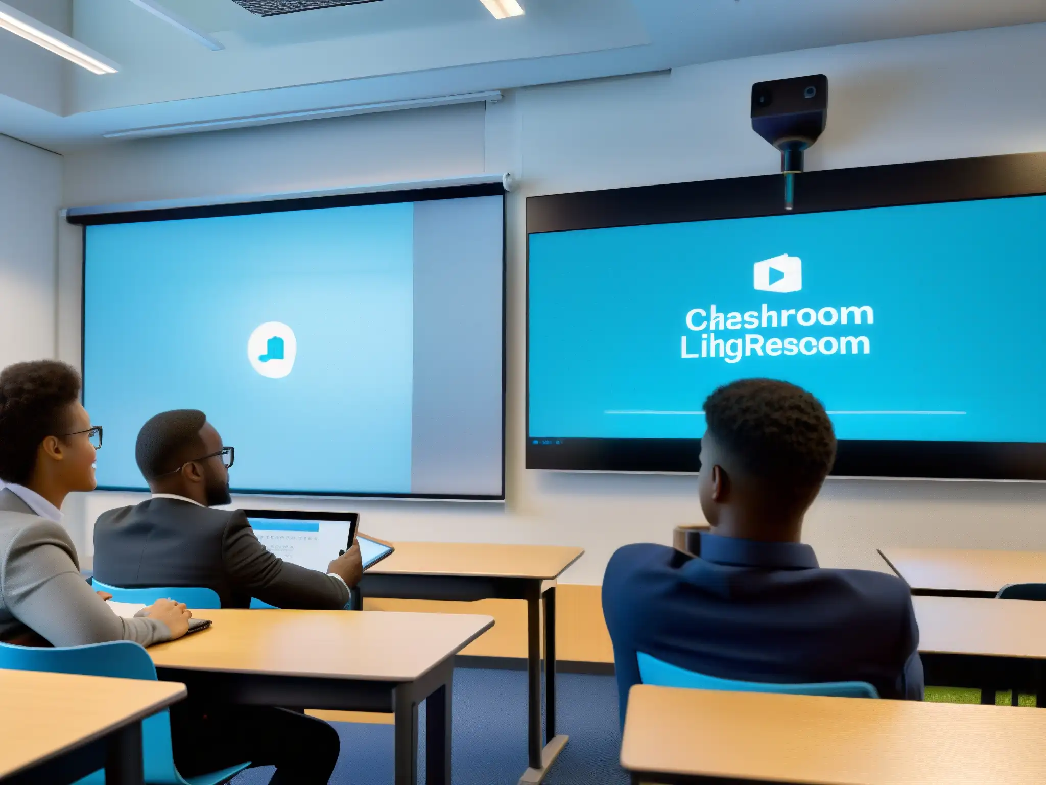 Clase virtual dinámica con Skype Una moderna clase virtual con interacción viva entre estudiantes y profesor a través de Skype