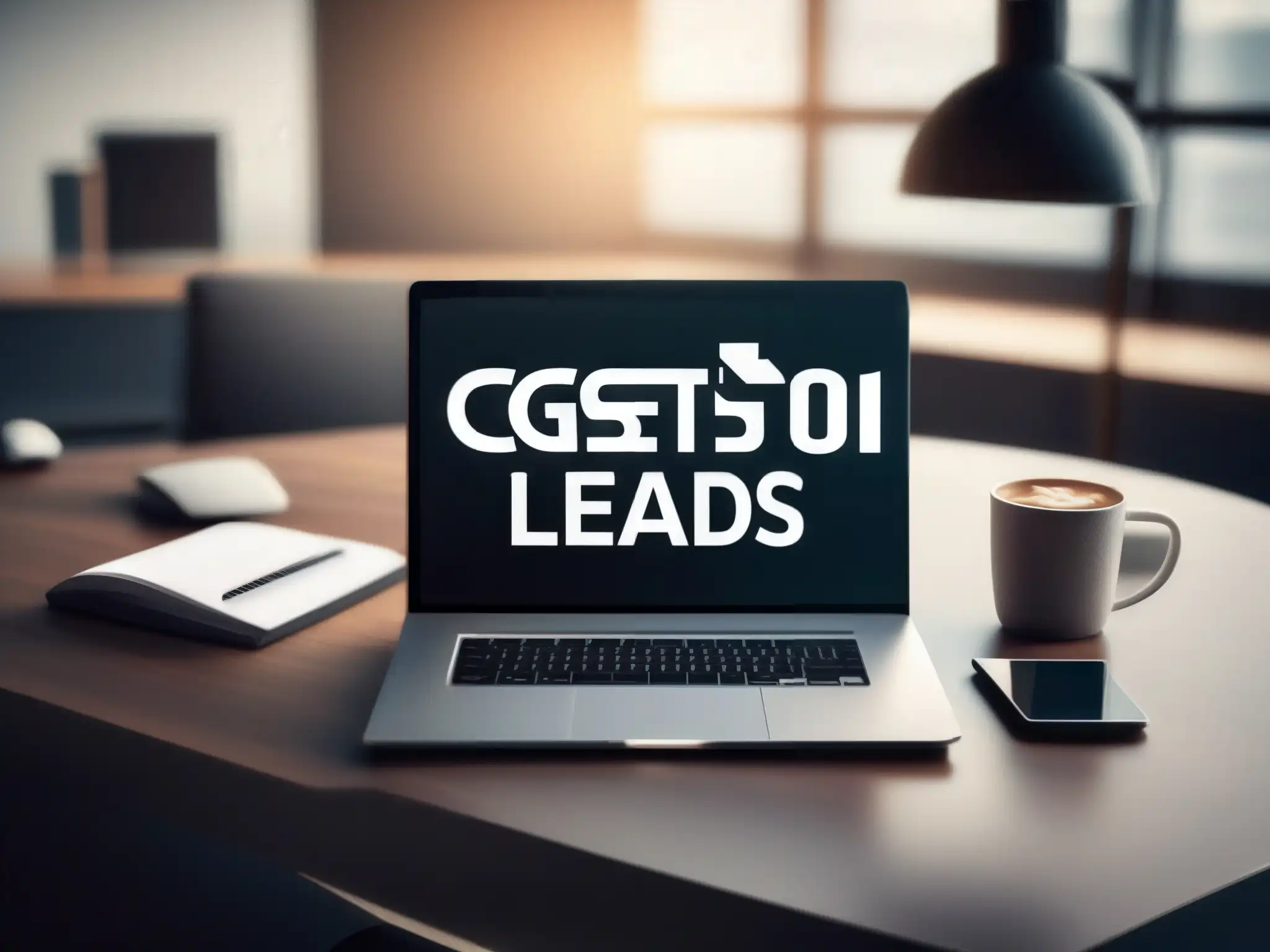 Escritorio moderno para productividad con ClickMeeting y CRM Oficina moderna con integración ClickMeeting CRM para gestión de leads