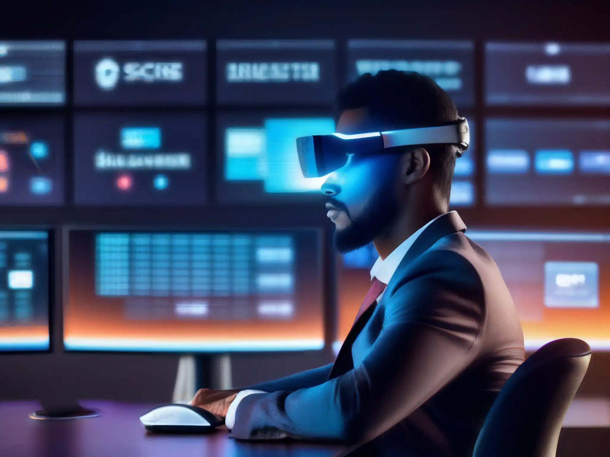 Realidad virtual segura: protegiendo la conferencia Persona en videoconferencia con realidad aumentada protegiendo datos