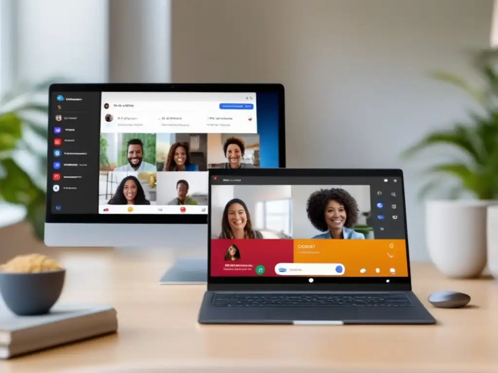 Videoconferencias de alta definición: Zoom vs Personas utilizan Zoom y Google Meet, herramienta de videoconferencia ahorra tiempo, atmósfera profesional y eficiente