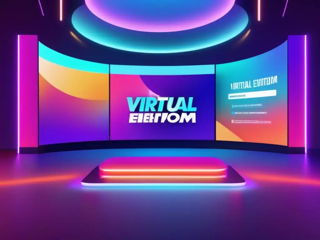 Plataforma de Eventos Virtuales AI Ultra Detallada Plataforma virtual para eventos con integración de IA, uso de avatares y análisis de datos en tiempo real