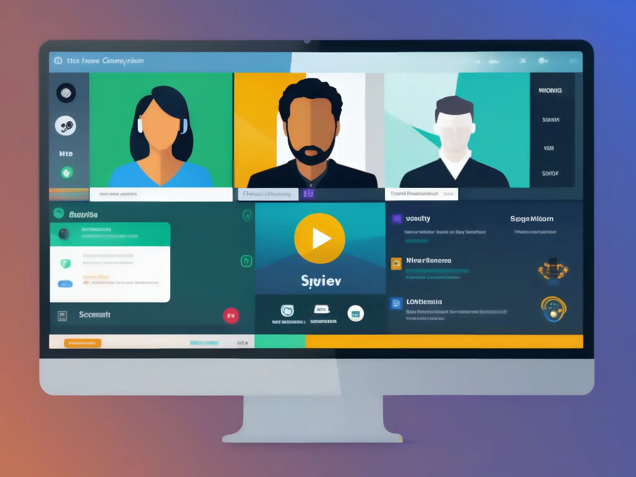 Comparativa de seguridad en plataformas de videoconferencia Comparación de plataformas para reuniones online con mejores prácticas protección datos, en diseño moderno y confiable