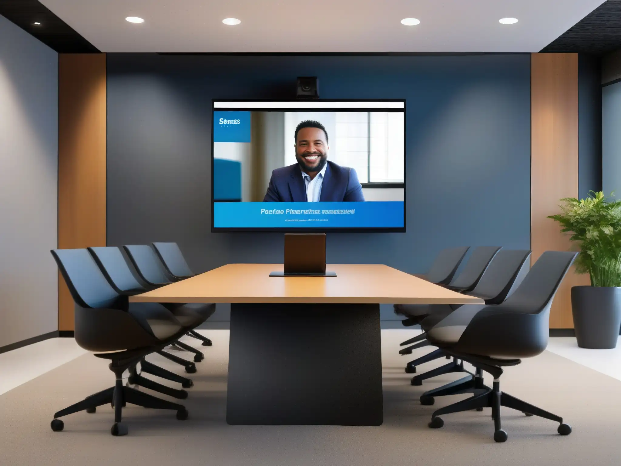 Interfaz de videoconferencia moderna y personalizable Plataformas de videoconferencia con personalización avanzada para entornos profesionales y educativos