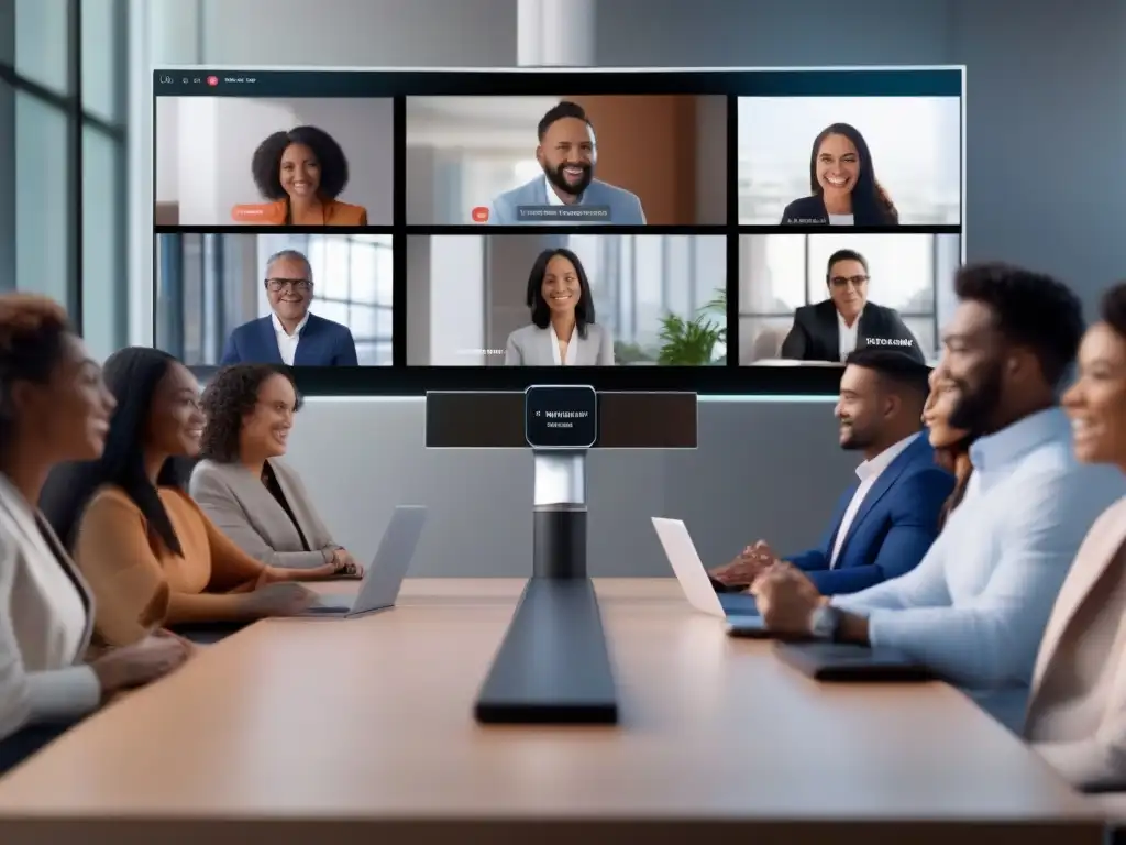 Videoconferencia inclusiva con traducción simultánea de alta calidad Plataformas videoconferencia traducción simultánea: Reunión diversa y eficaz con subtítulos en varios idiomas y tecnología avanzada integrada