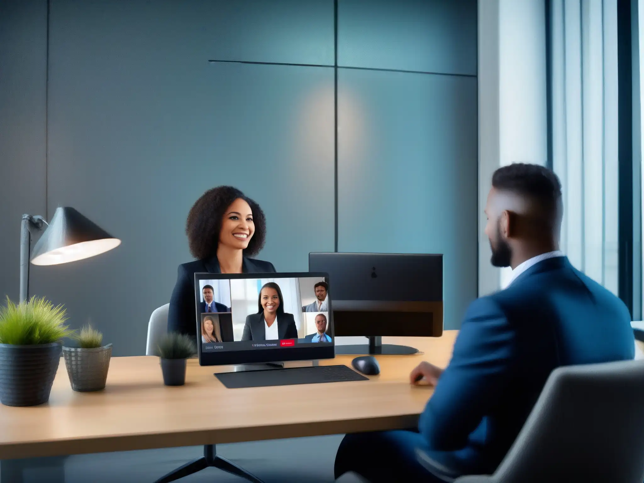 Atención al cliente en videoconferencia: profesionalidad y calidez Profesional atención al cliente en videoconferencia con las mejores herramientas de soporte técnico