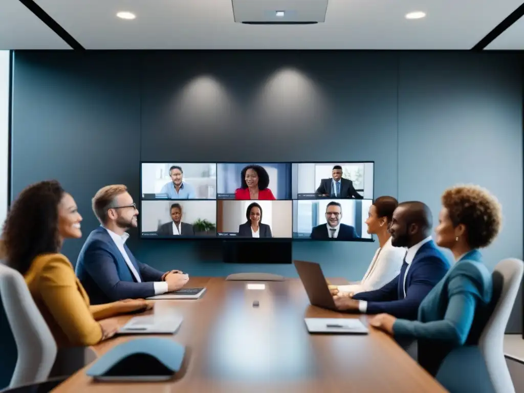 Profesionales en videoconferencia segura Profesionales diversificados en videoconferencia, prevención de fallos de autenticación
