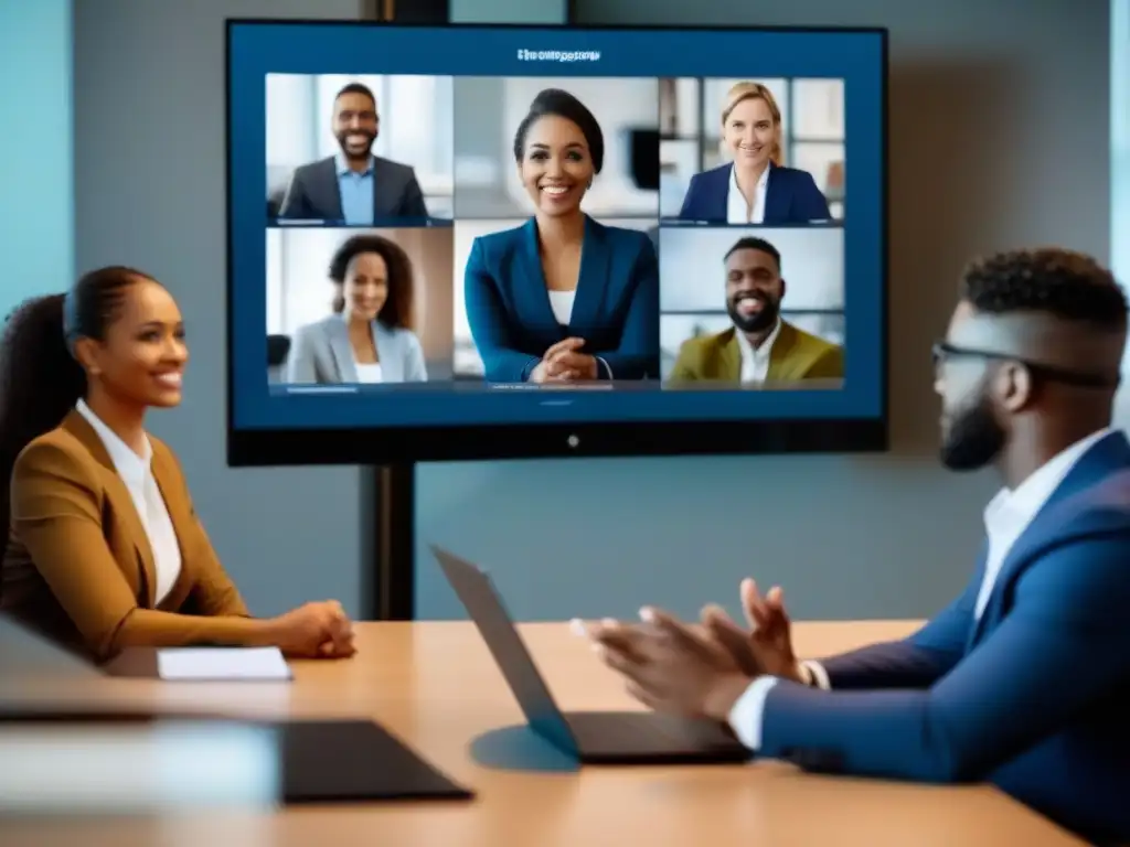 Inclusión en videoconferencia: Intérprete de Lengua de Signos Profesionales diversxs participan en una videoconferencia inclusiva con soluciones comunicación signada